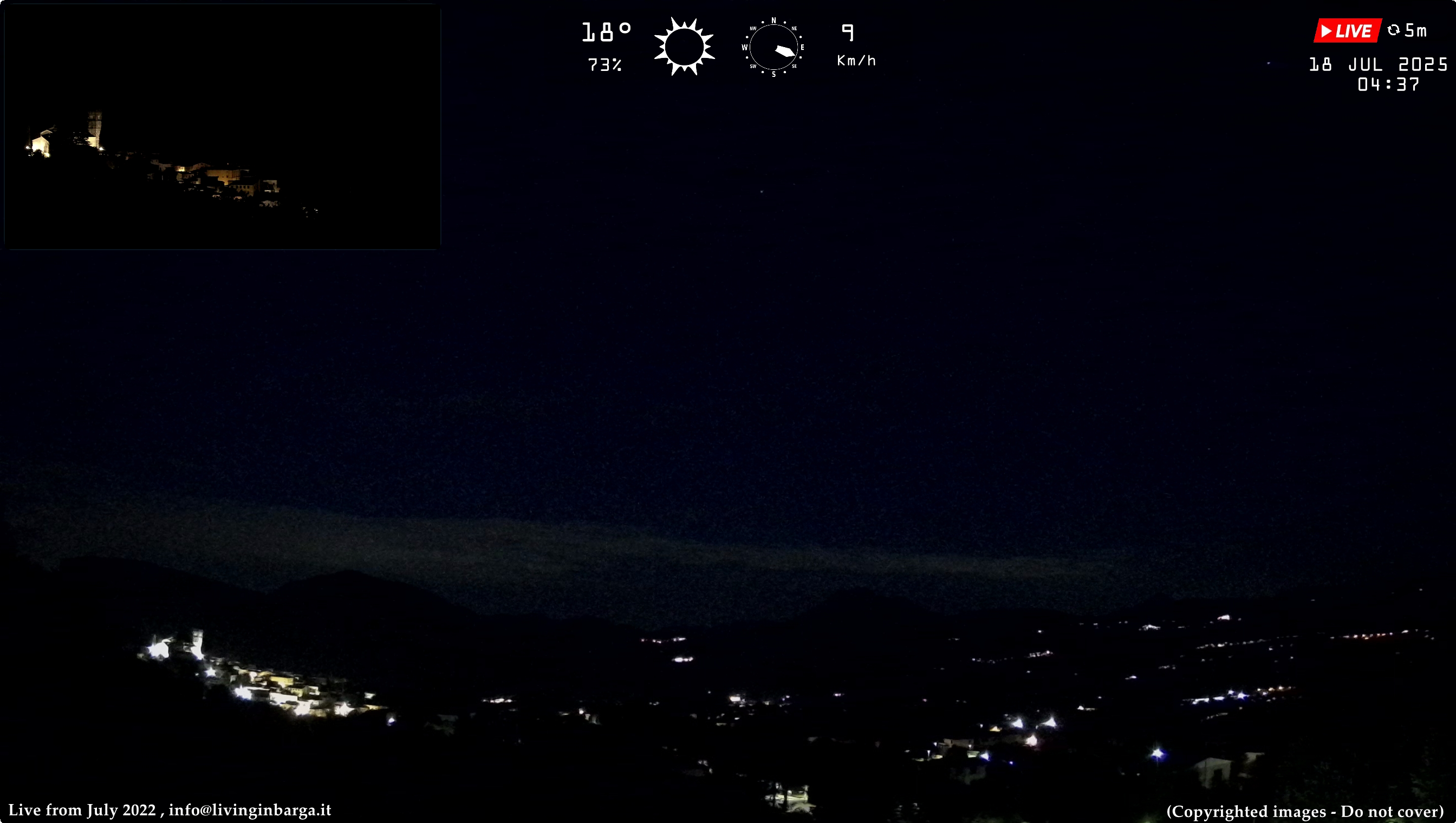 immagine della webcam nei dintorni di Capanne di Sillano: webcam Barga
