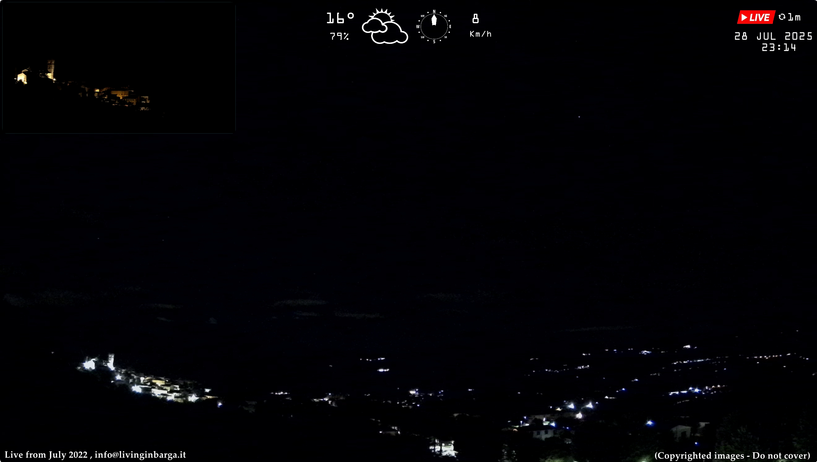immagine della webcam nei dintorni di Pescia: webcam Barga