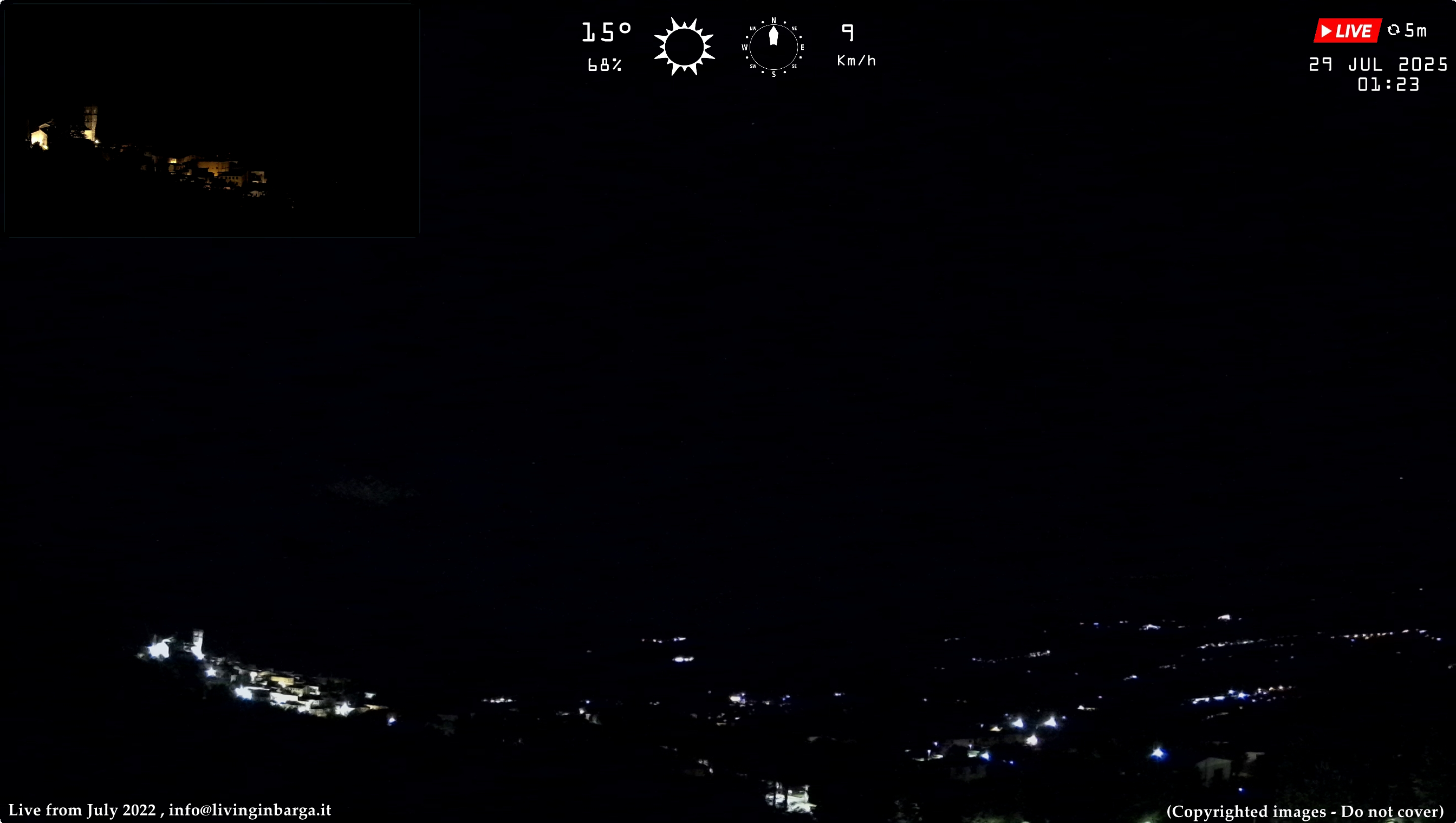 immagine della webcam nei dintorni di Vellano: webcam Barga