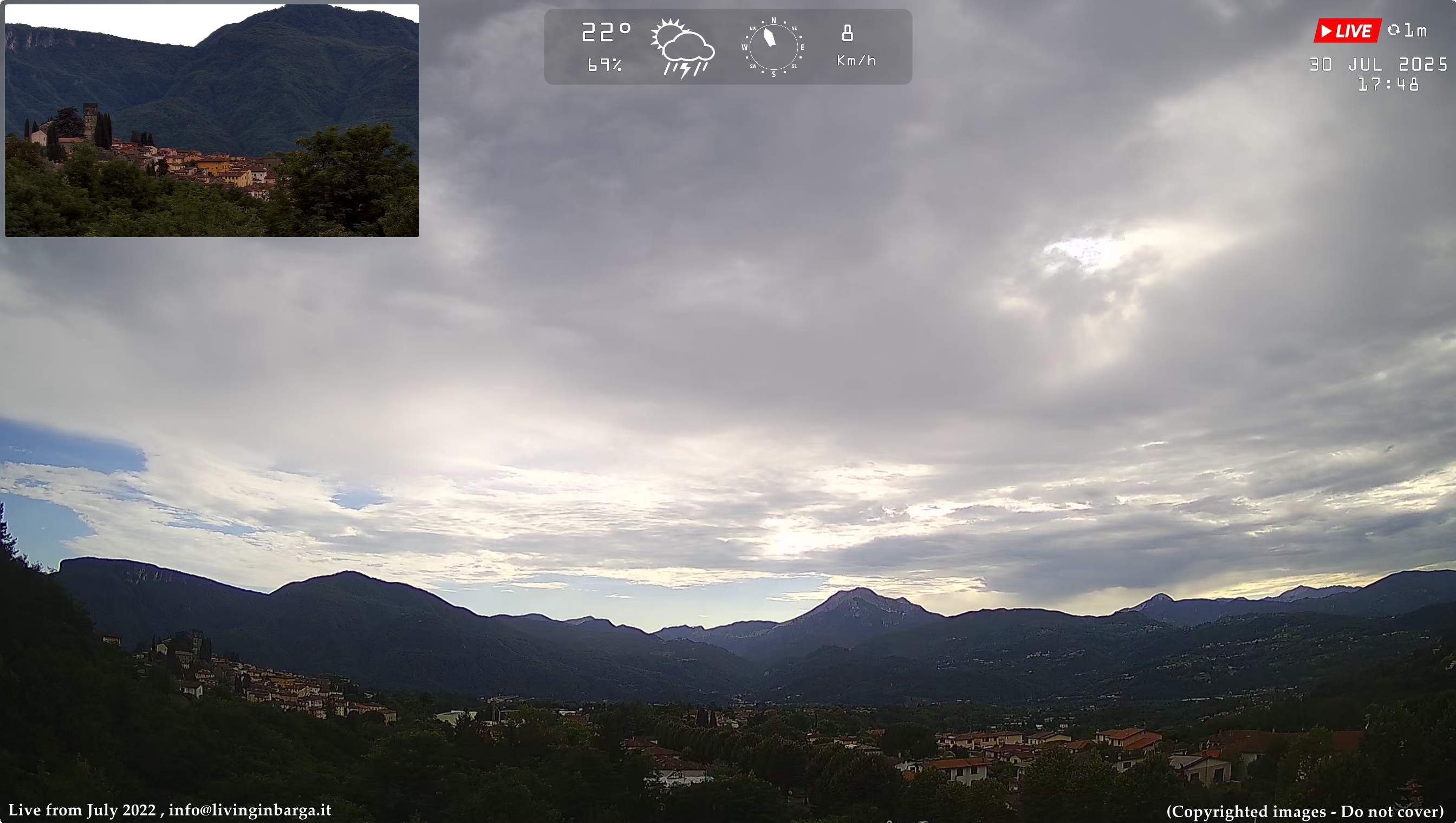 Preview delle webcam di Barga
