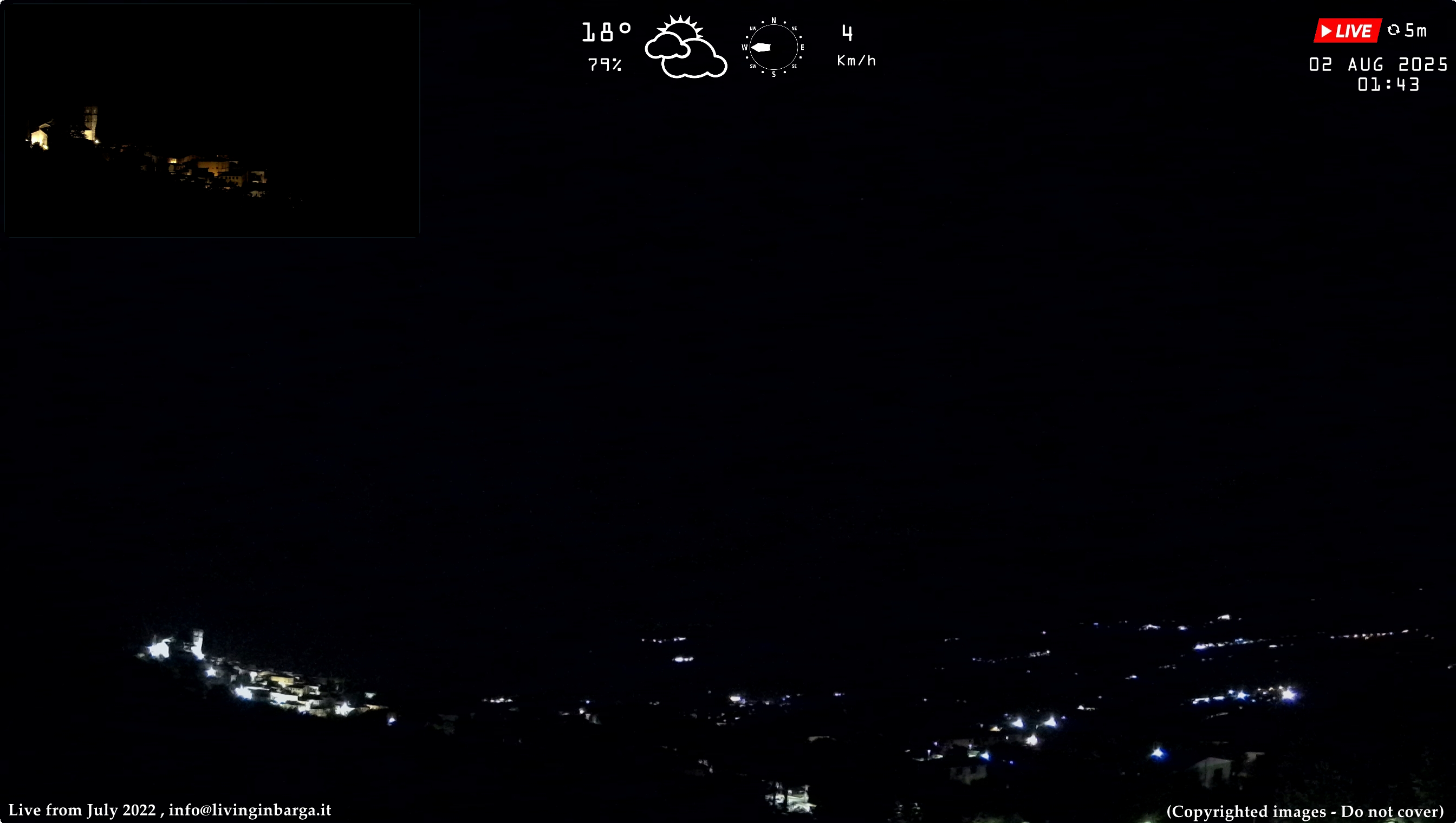 immagine della webcam nei dintorni di Abetone: webcam Barga