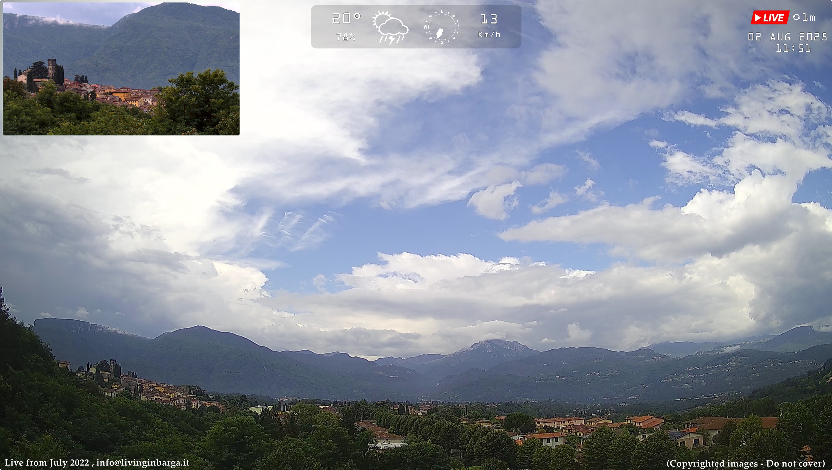 immagine della webcam nei dintorni di Piandelagotti: webcam Barga