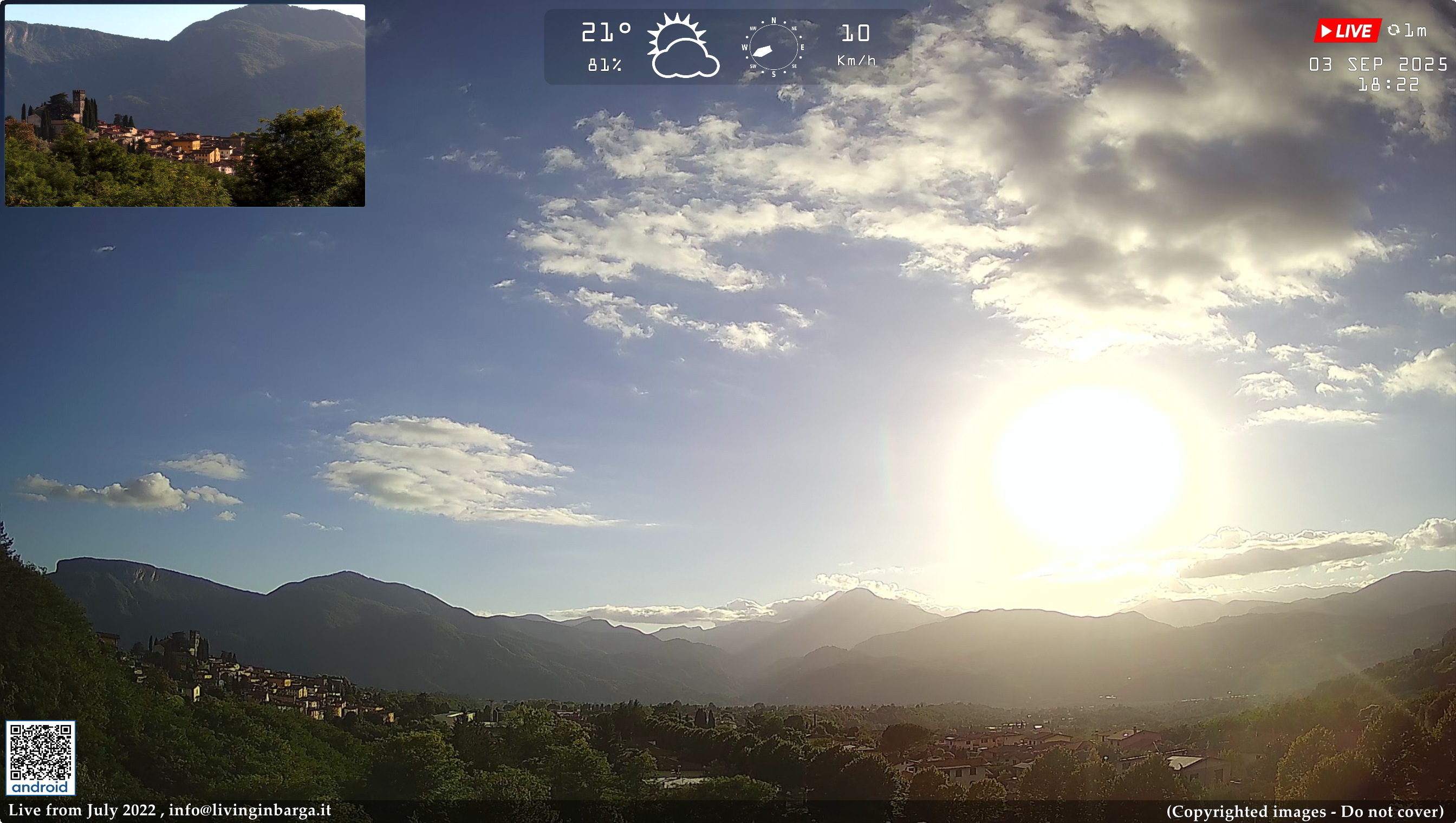 immagine della webcam nei dintorni di Lucca: webcam Barga