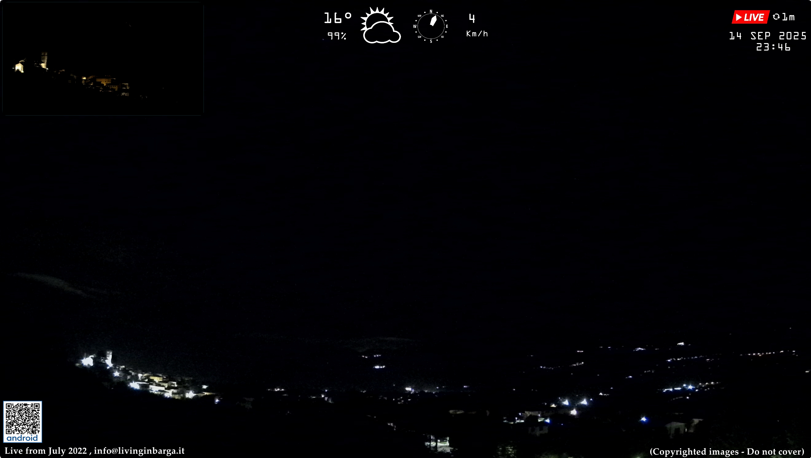 immagine della webcam nei dintorni di Casone di Profecchia: webcam Barga