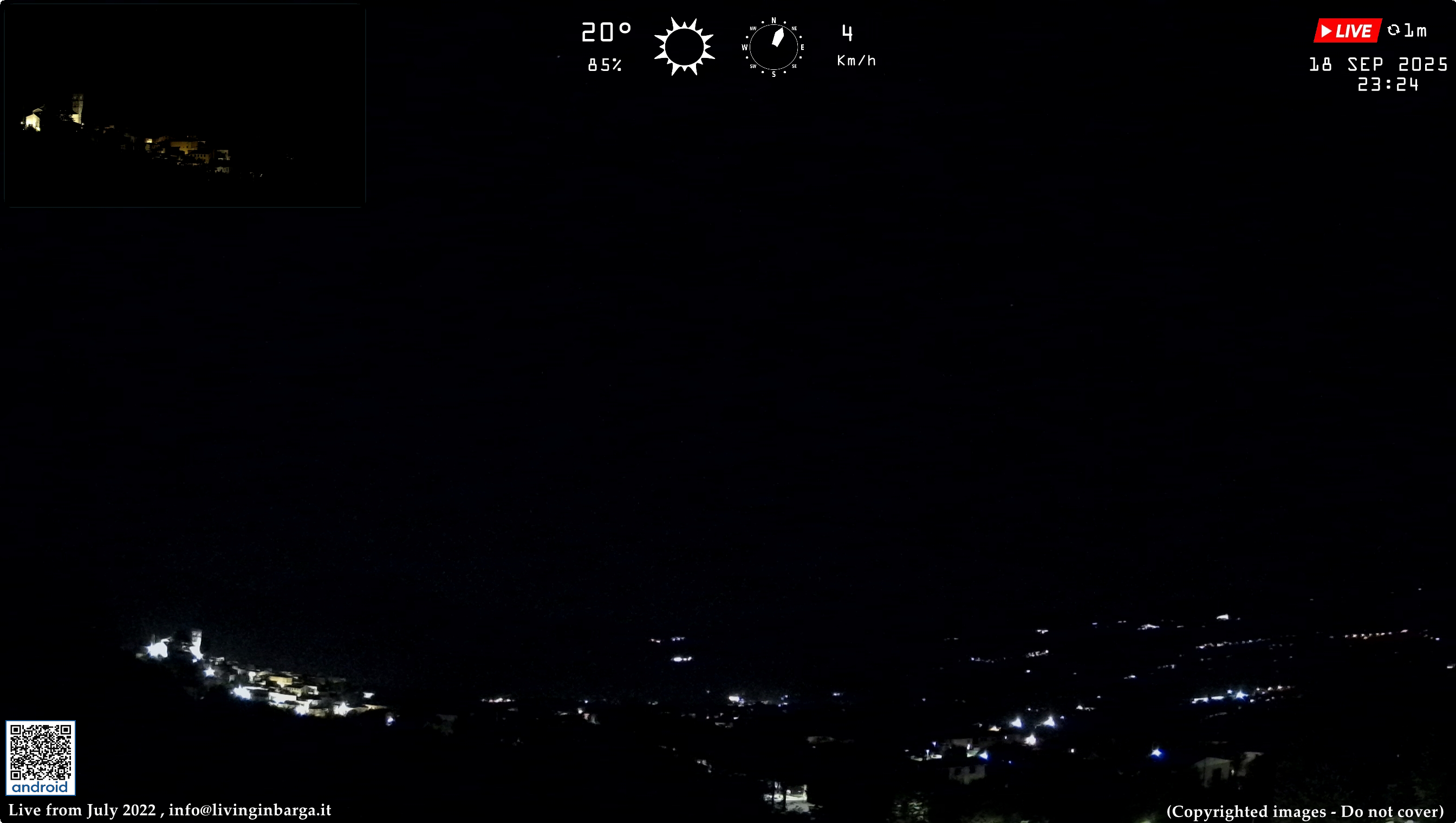 immagine della webcam nei dintorni di Sant'Annapelago: webcam Barga