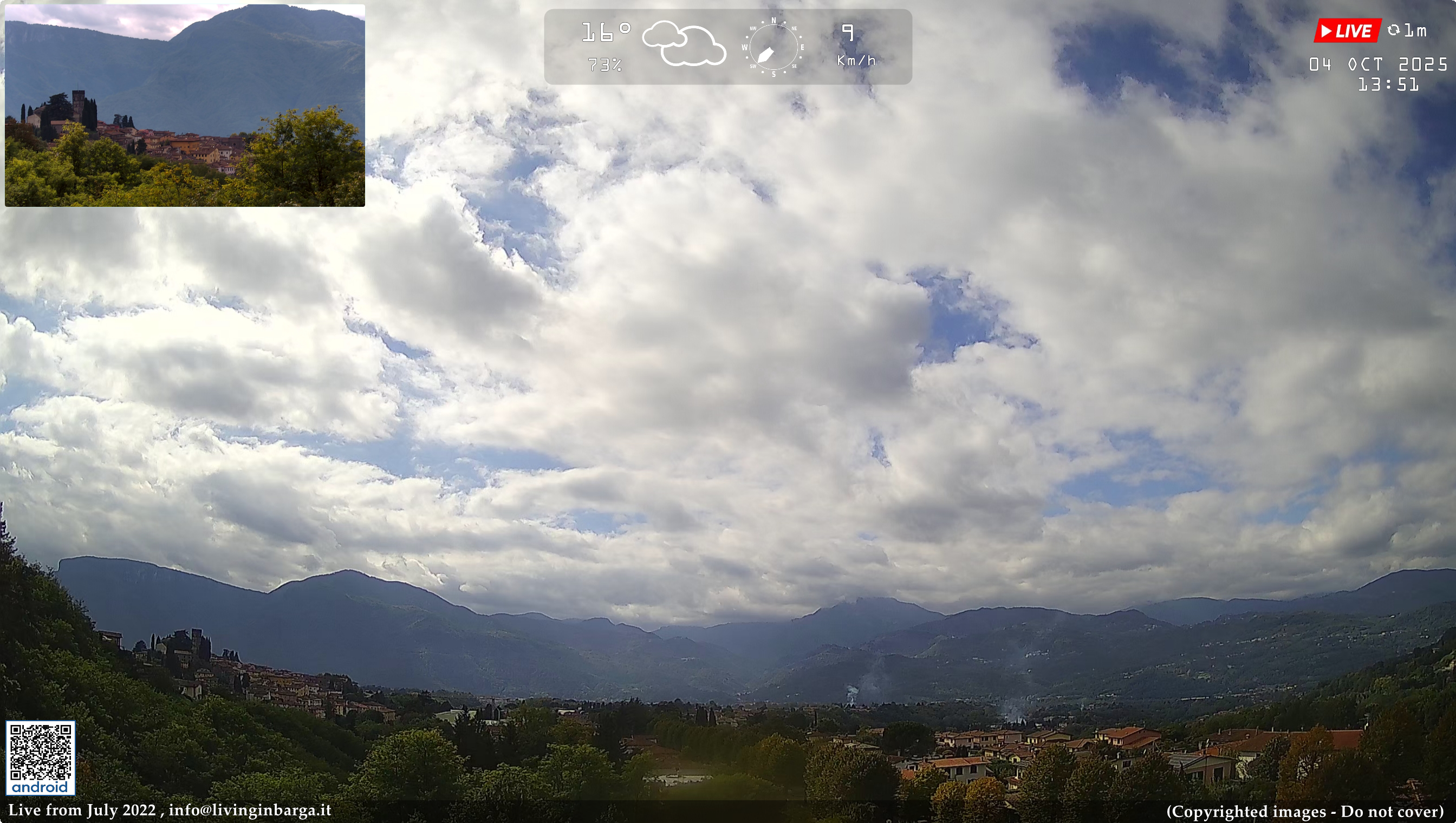 immagine della webcam nei dintorni di Coreglia Antelminelli: webcam Barga