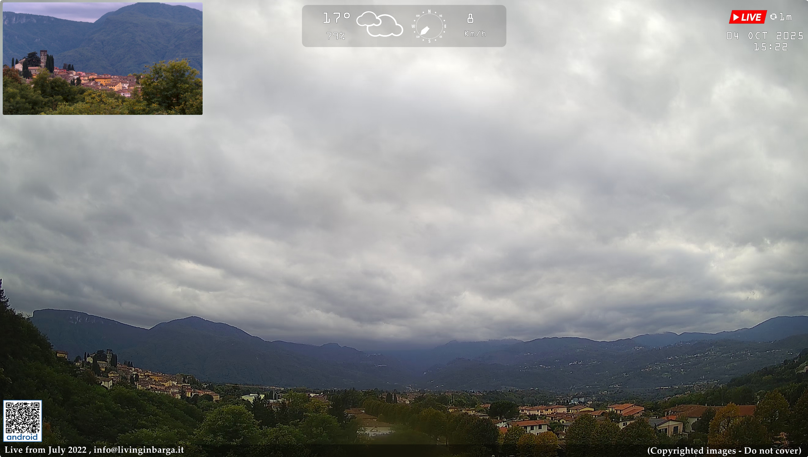 immagine della webcam nei dintorni di Coreglia Antelminelli: webcam Barga