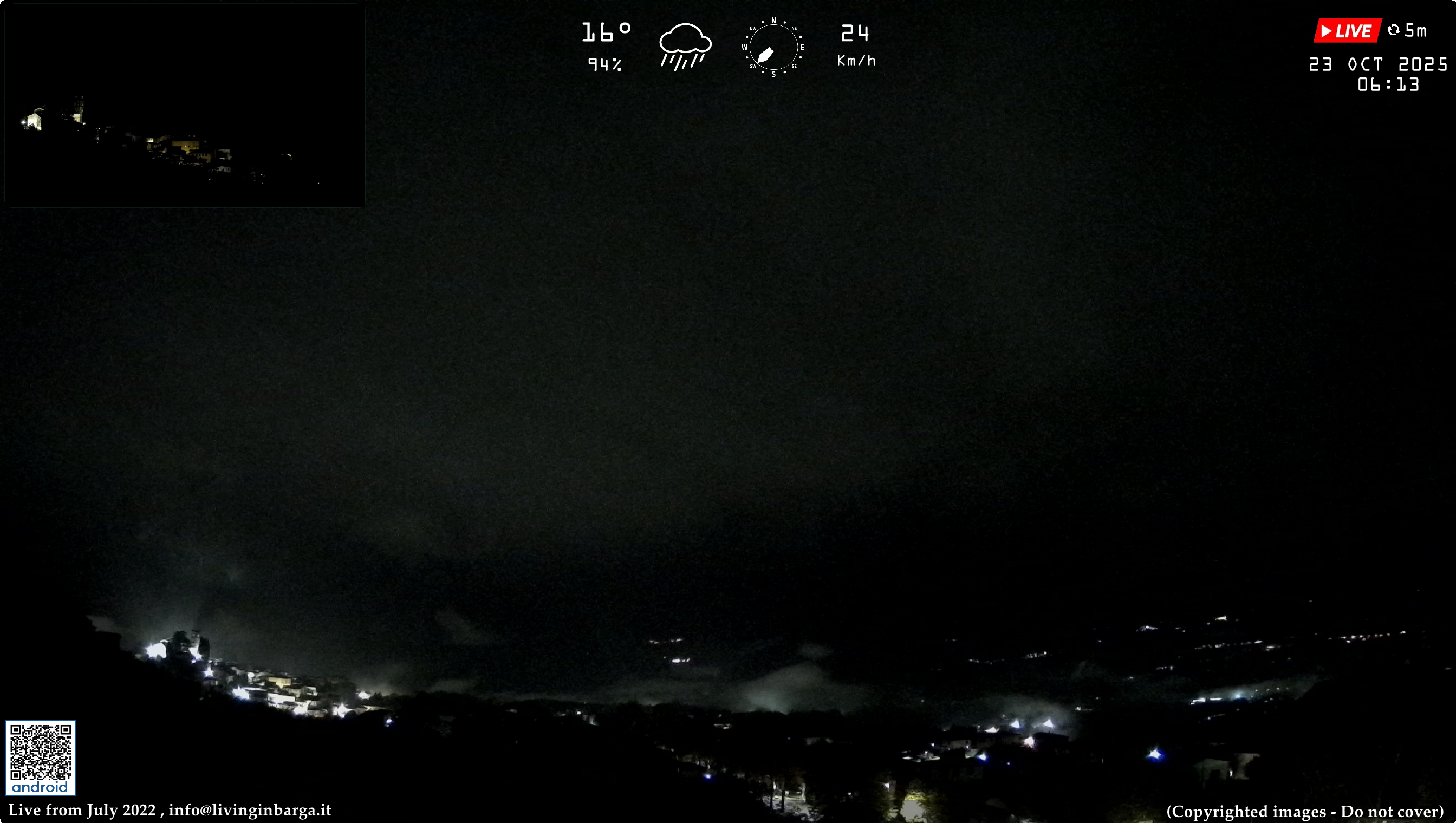 immagine della webcam nei dintorni di Monte Gomito: webcam Barga