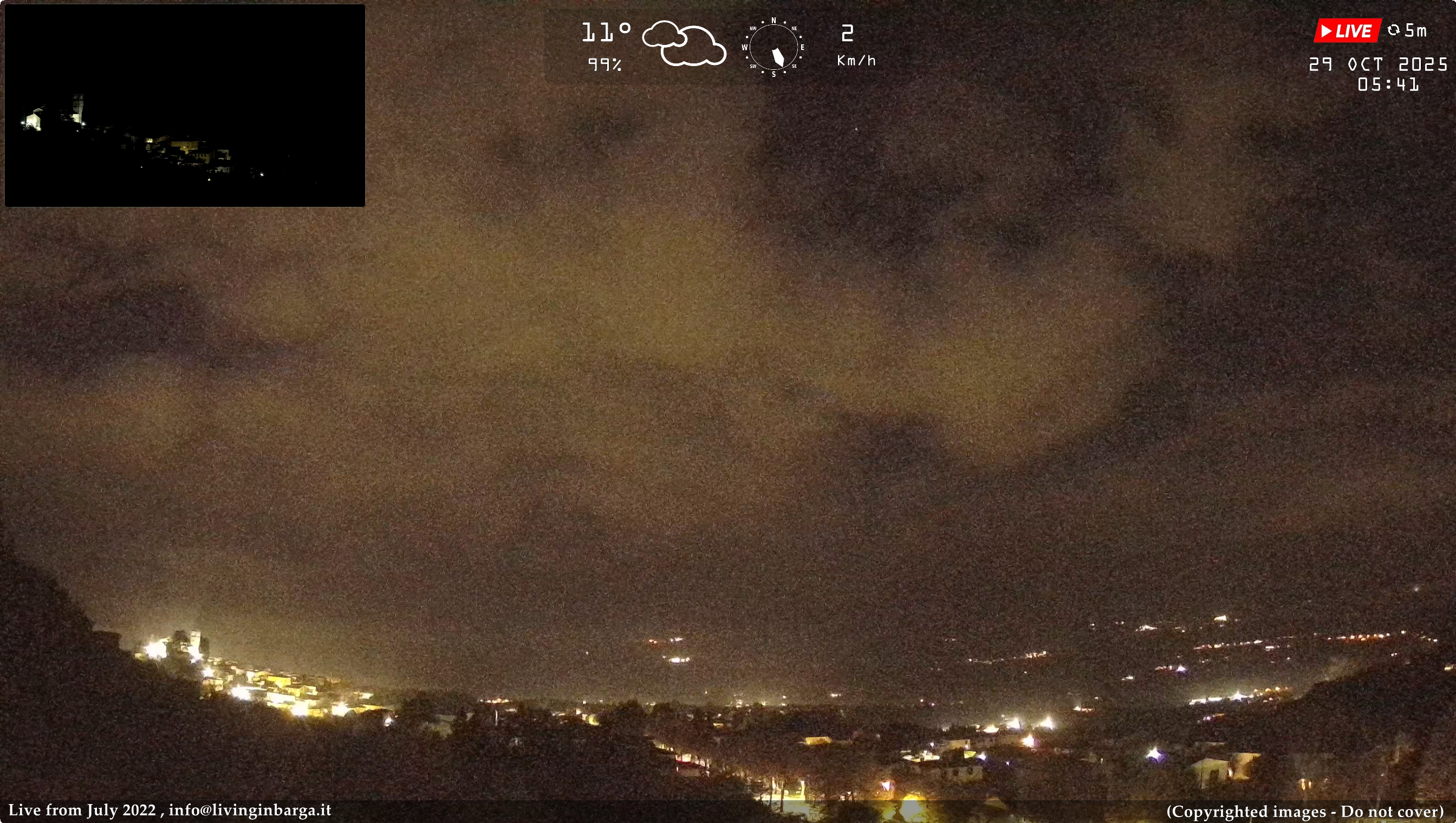 immagine della webcam nei dintorni di Pescia: webcam Barga