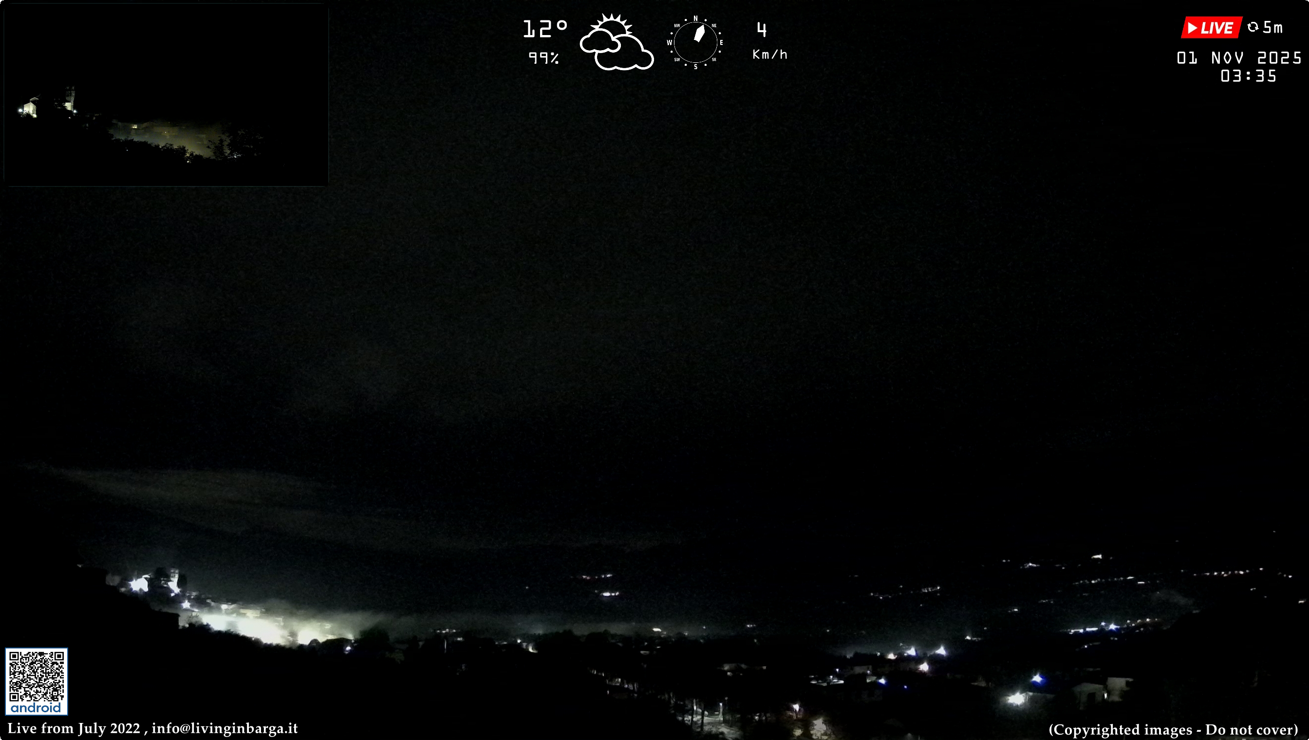immagine della webcam nei dintorni di Monte Gomito: webcam Barga