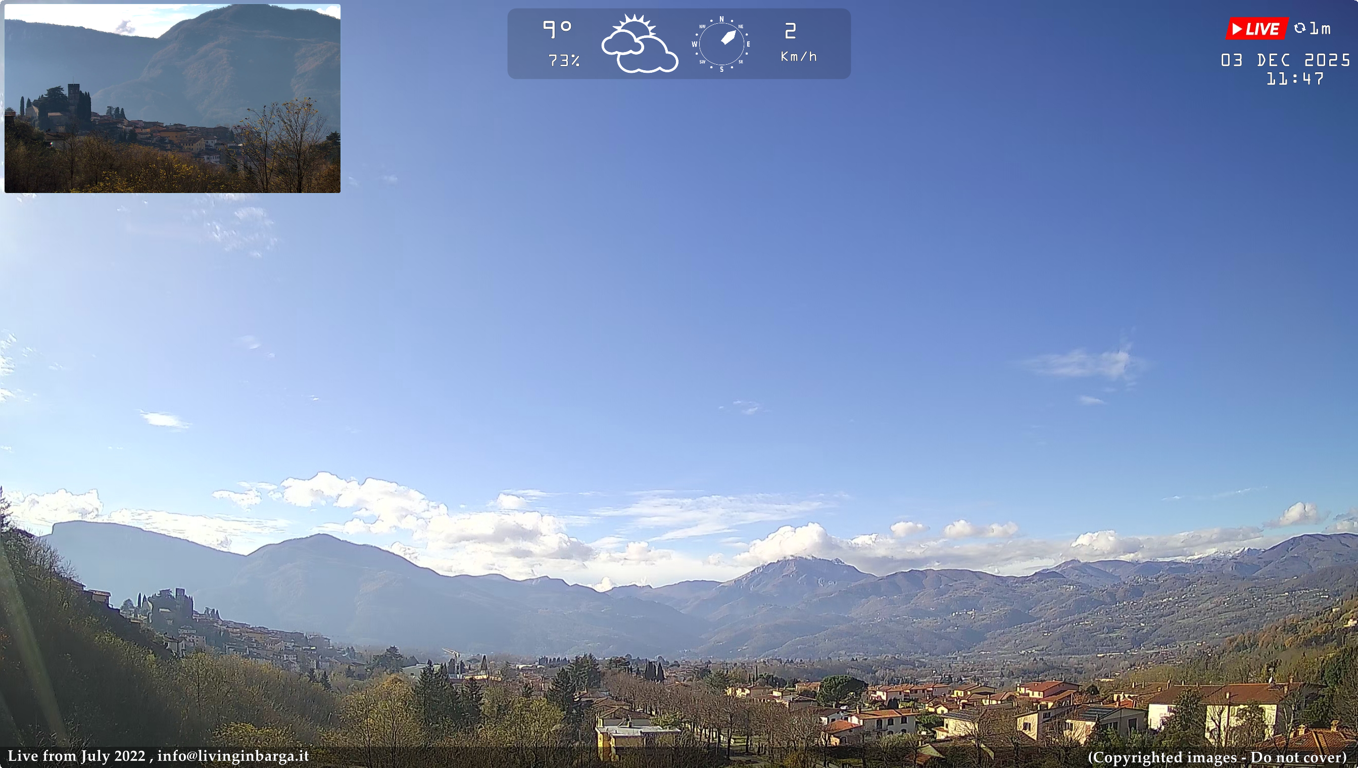 immagine della webcam nei dintorni di Capanne di Sillano: webcam Barga