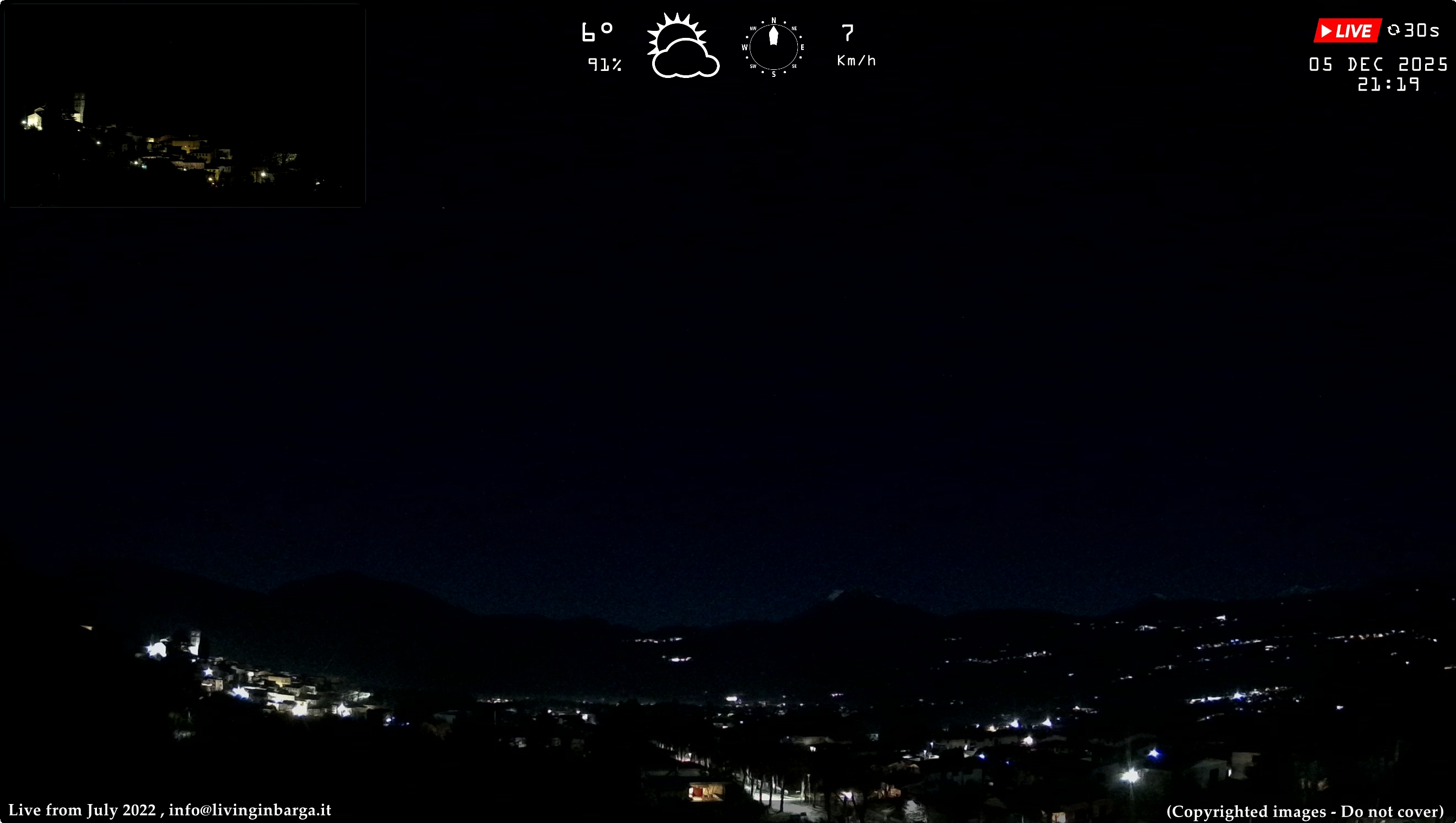 immagine della webcam nei dintorni di Lucca: webcam Barga