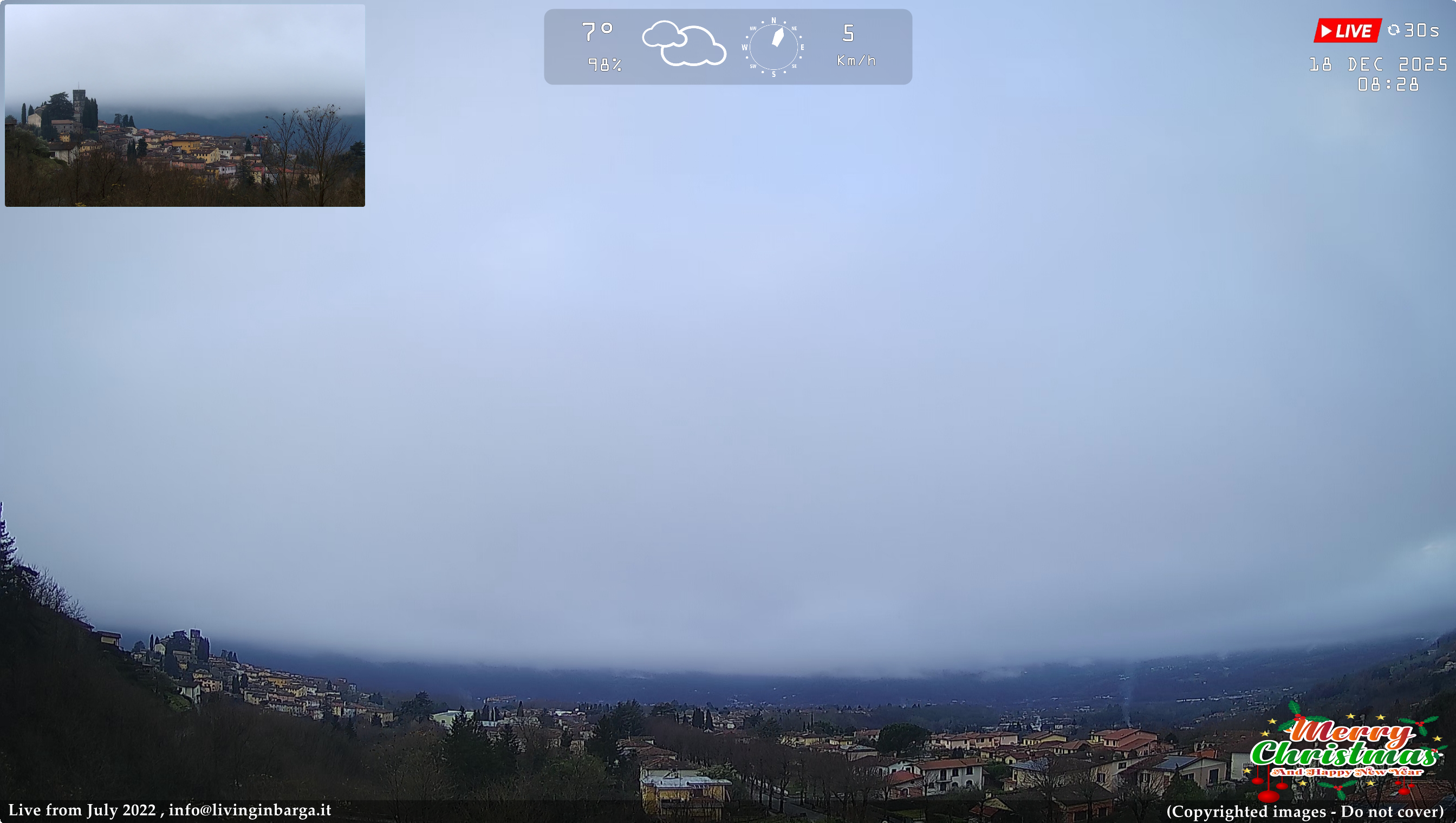 immagine della webcam nei dintorni di Collodi: webcam Barga