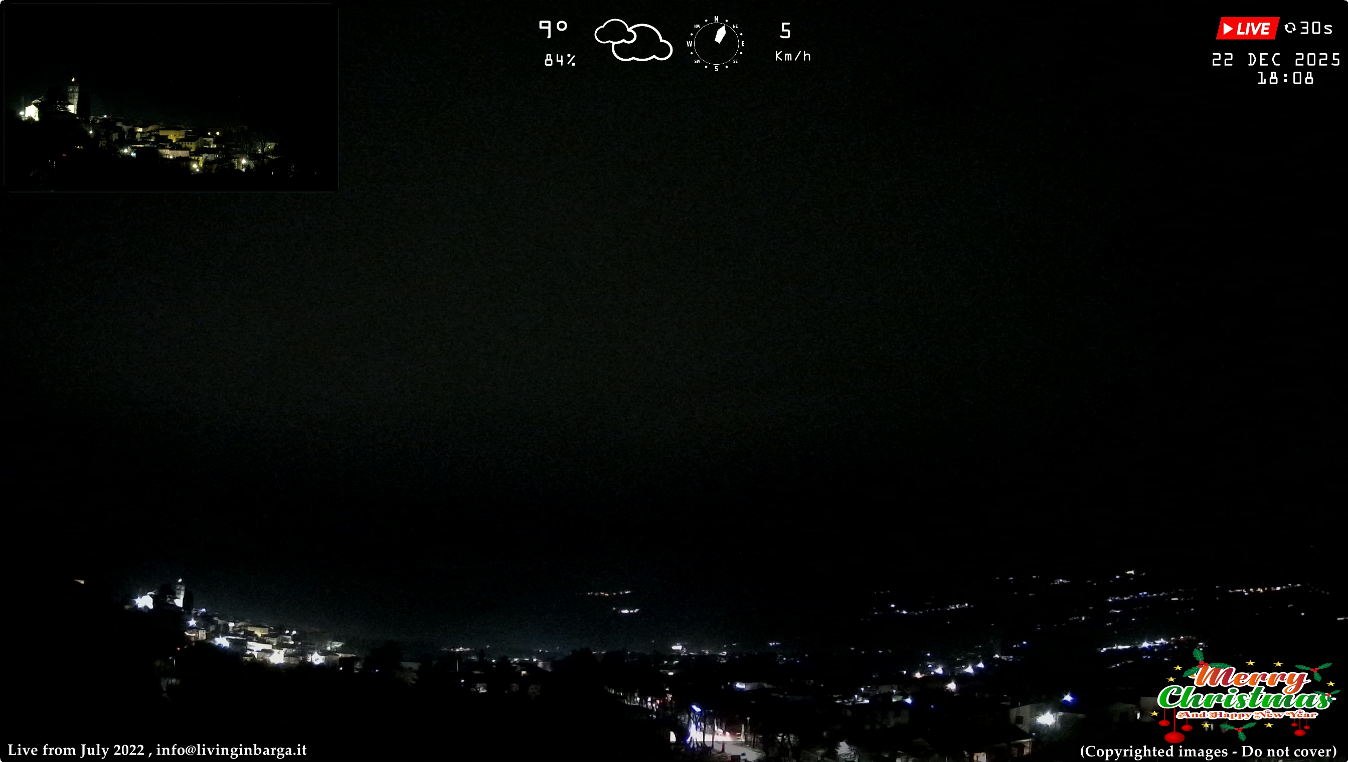 immagine della webcam nei dintorni di Massarosa: webcam Barga