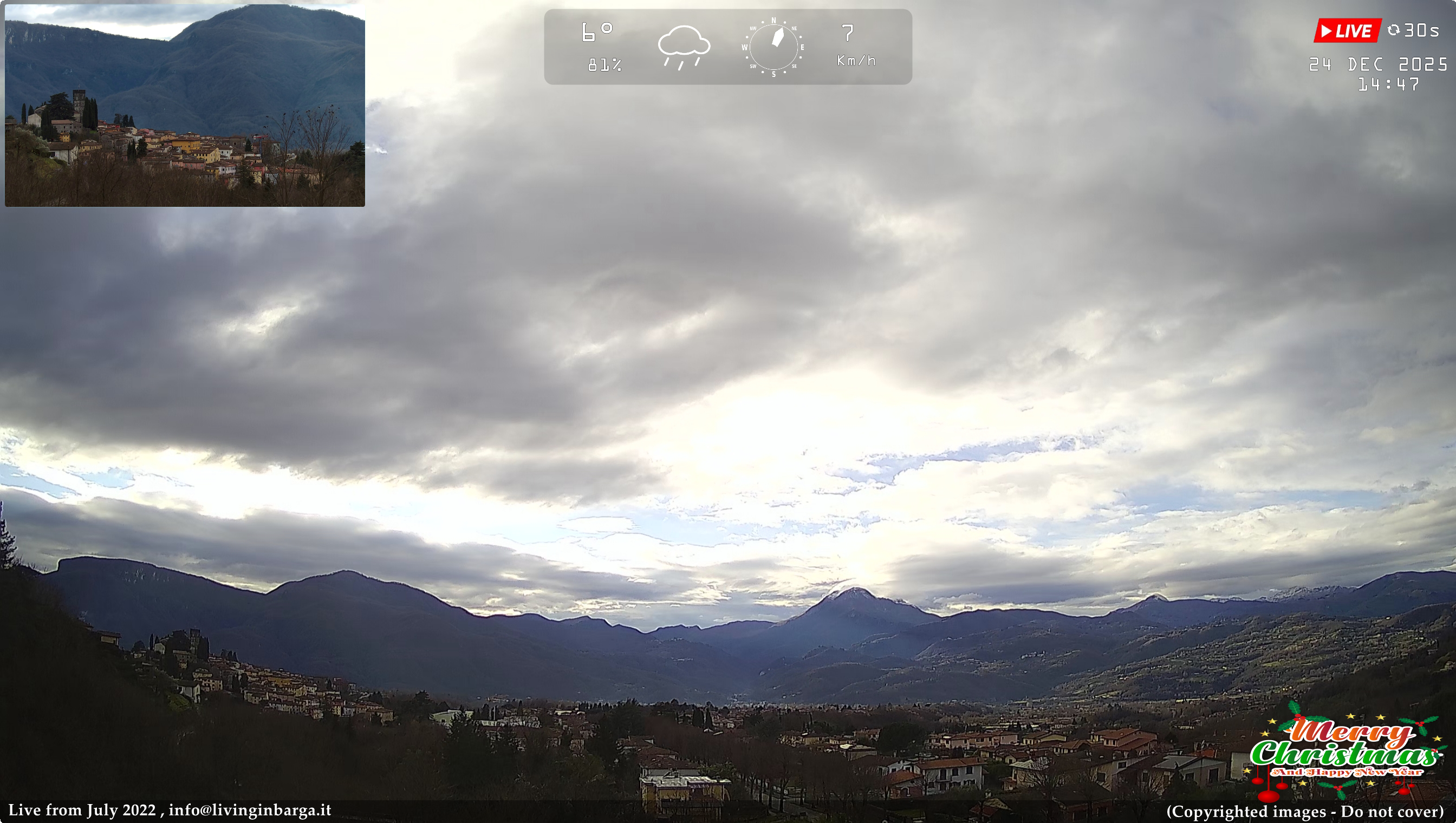 immagine della webcam nei dintorni di Sant'Annapelago: webcam Barga