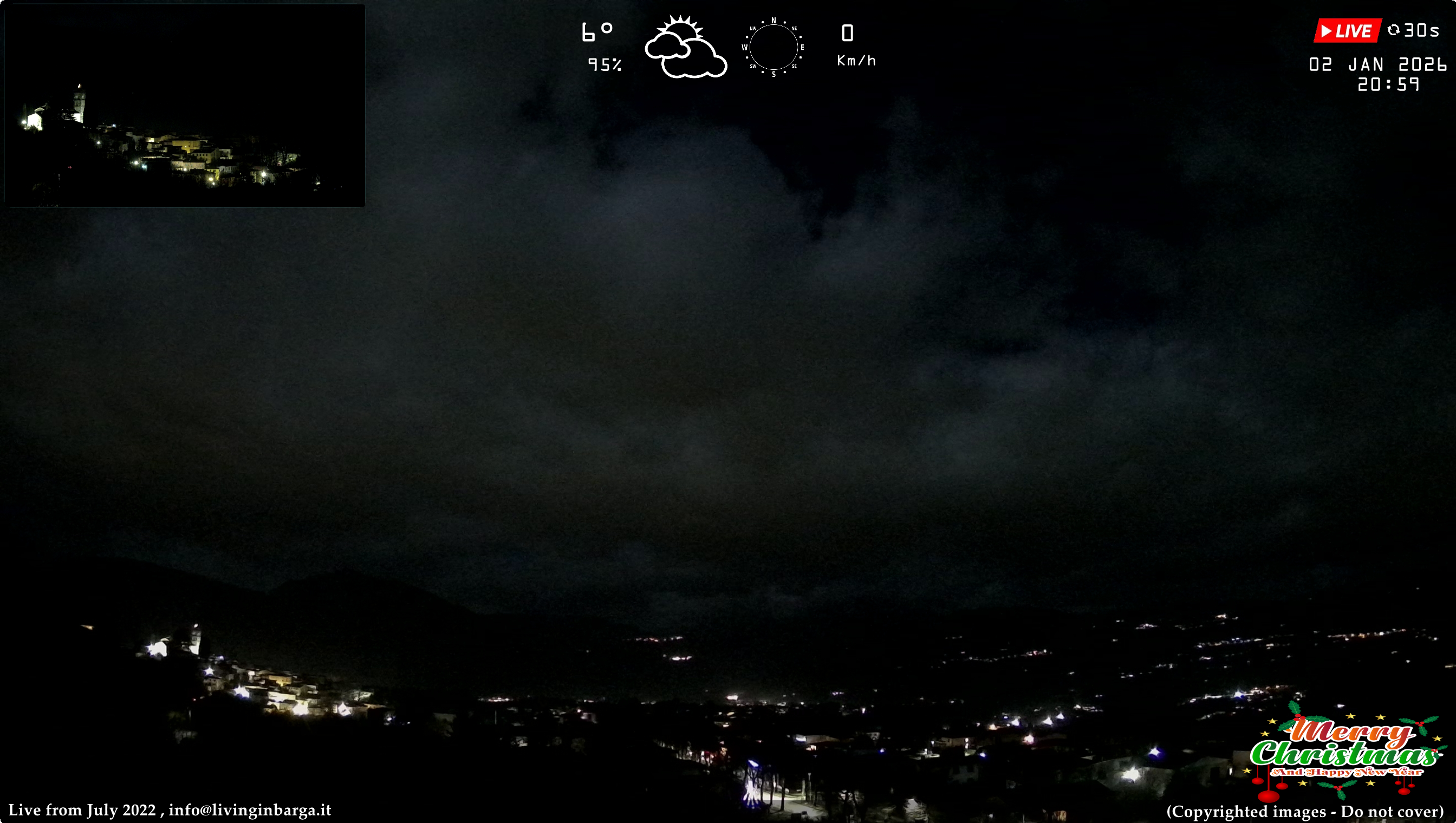 immagine della webcam nei dintorni di Monte Gomito: webcam Barga