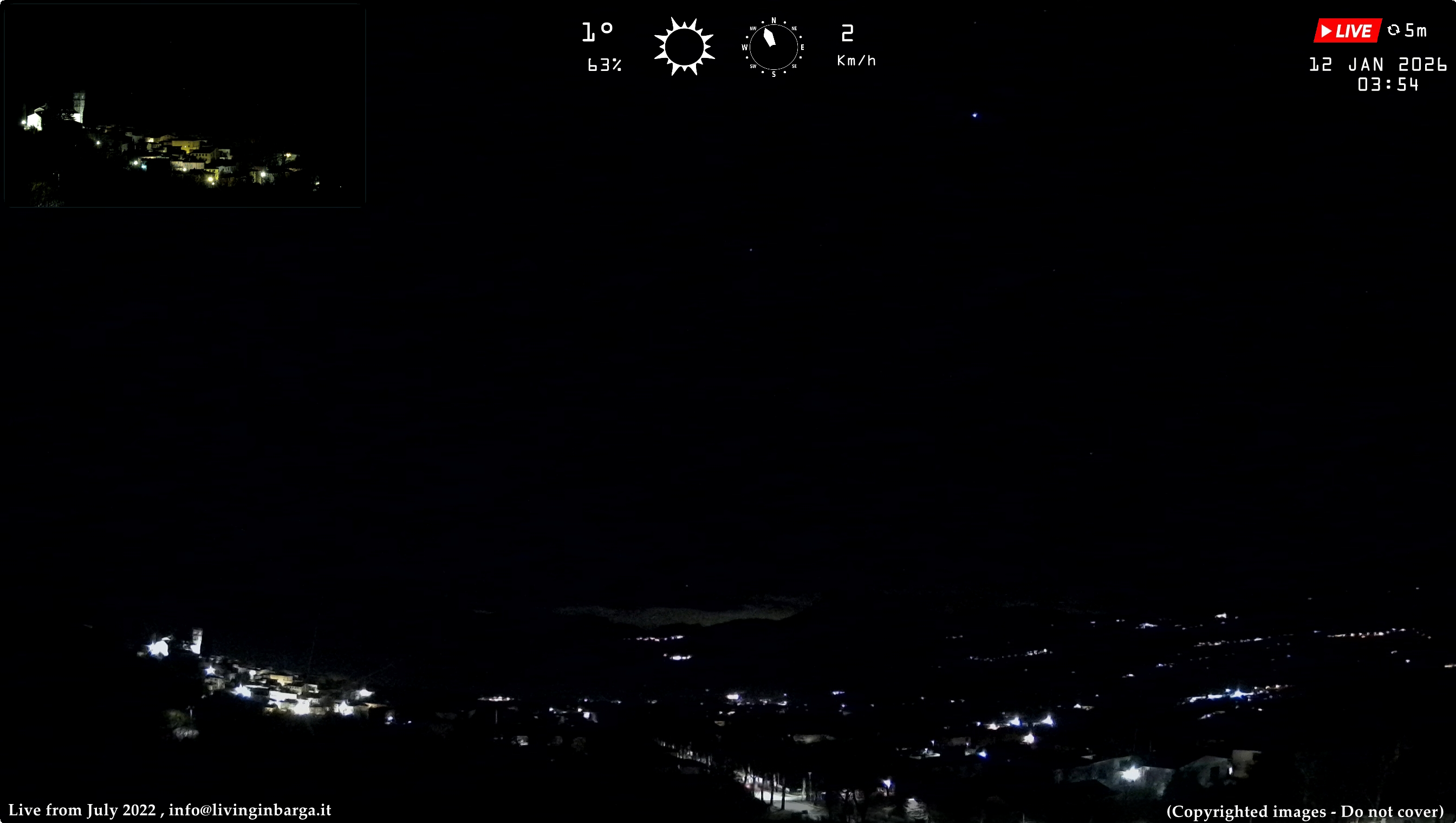 immagine della webcam nei dintorni di Pietrasanta: webcam Barga