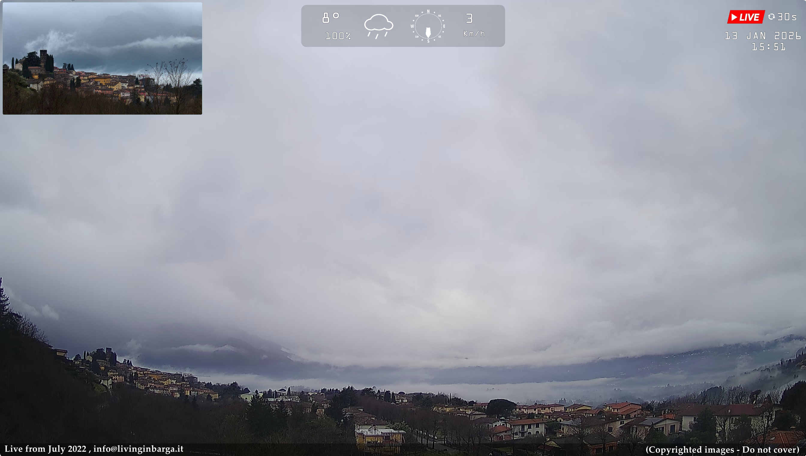 immagine della webcam nei dintorni di Borgo a Mozzano: webcam Barga