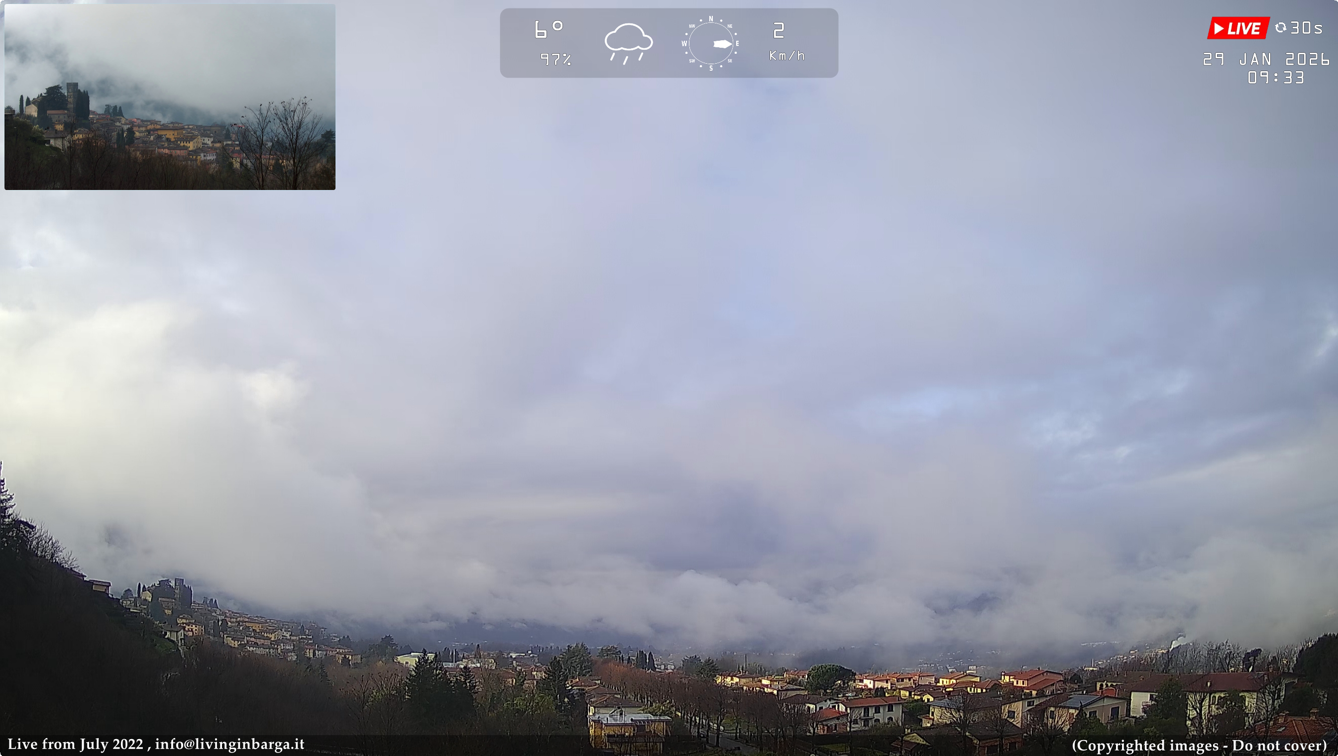 immagine della webcam nei dintorni di Pescia: webcam Barga