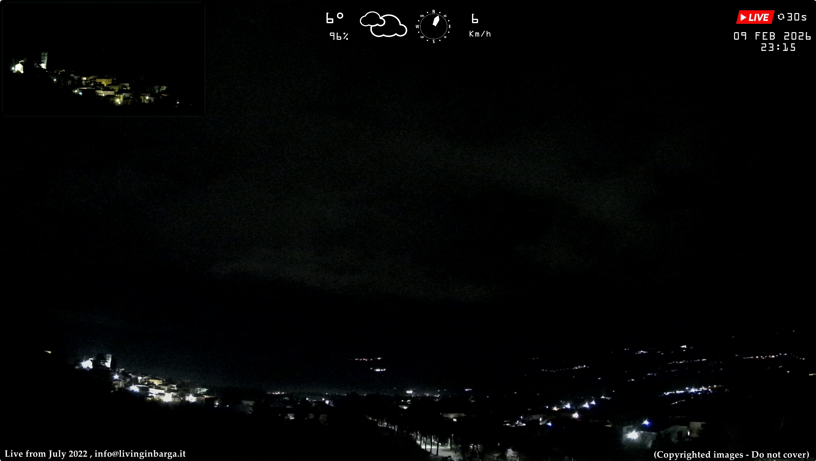 immagine della webcam nei dintorni di Val di Luce: webcam Barga