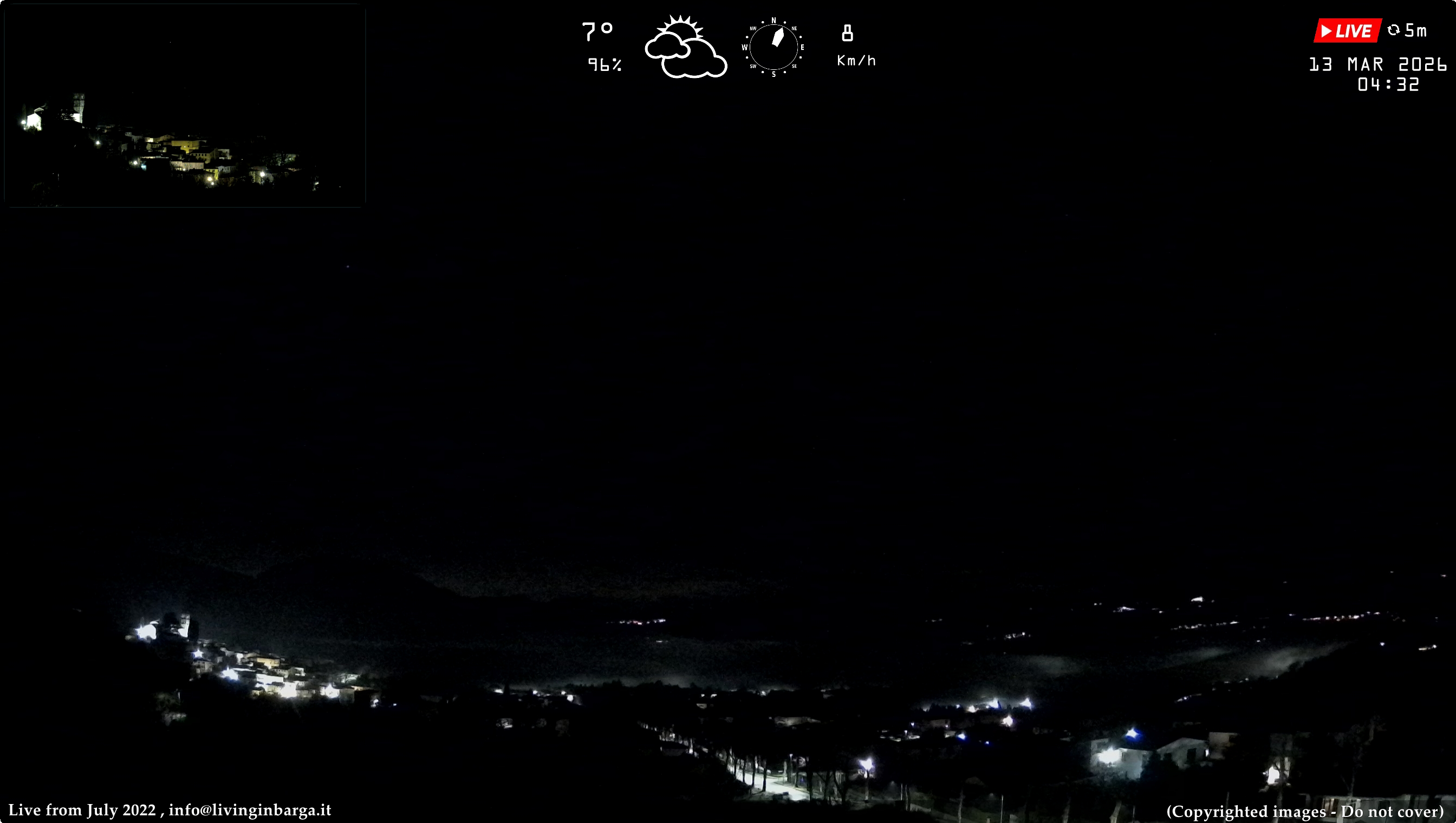 immagine della webcam nei dintorni di Lucca: webcam Barga
