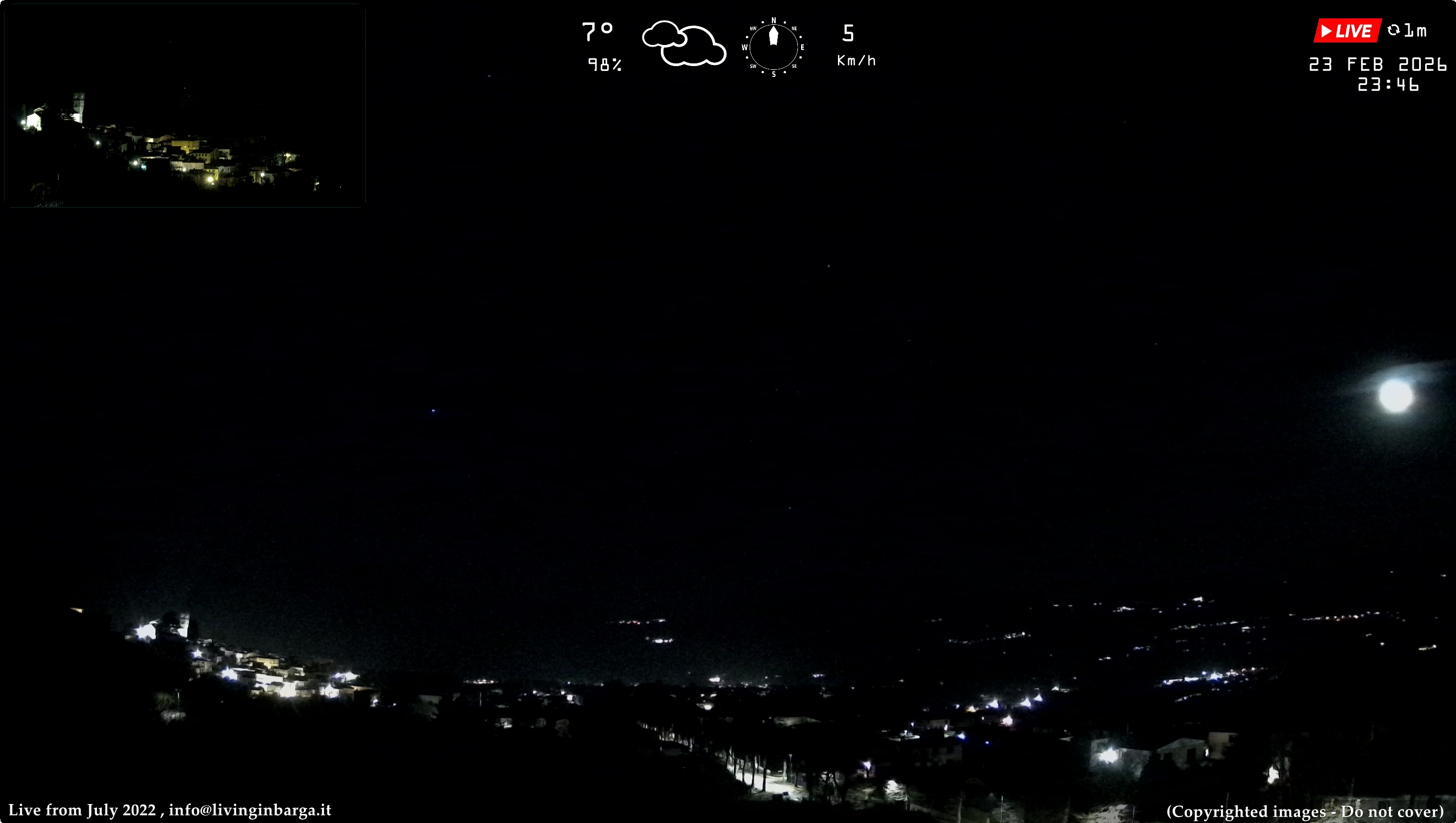 immagine della webcam nei dintorni di Coreglia Antelminelli: webcam Barga