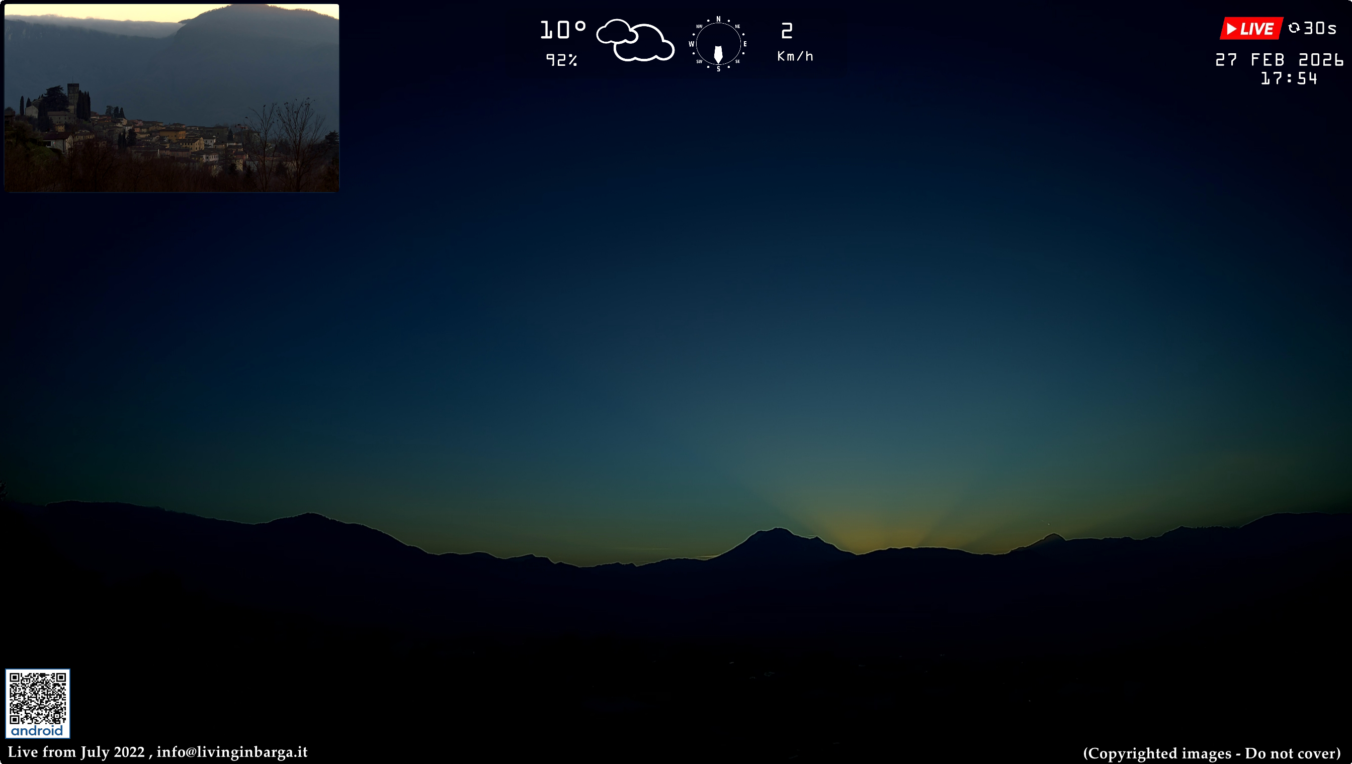 immagine della webcam nei dintorni di Bagni di Lucca: webcam Barga