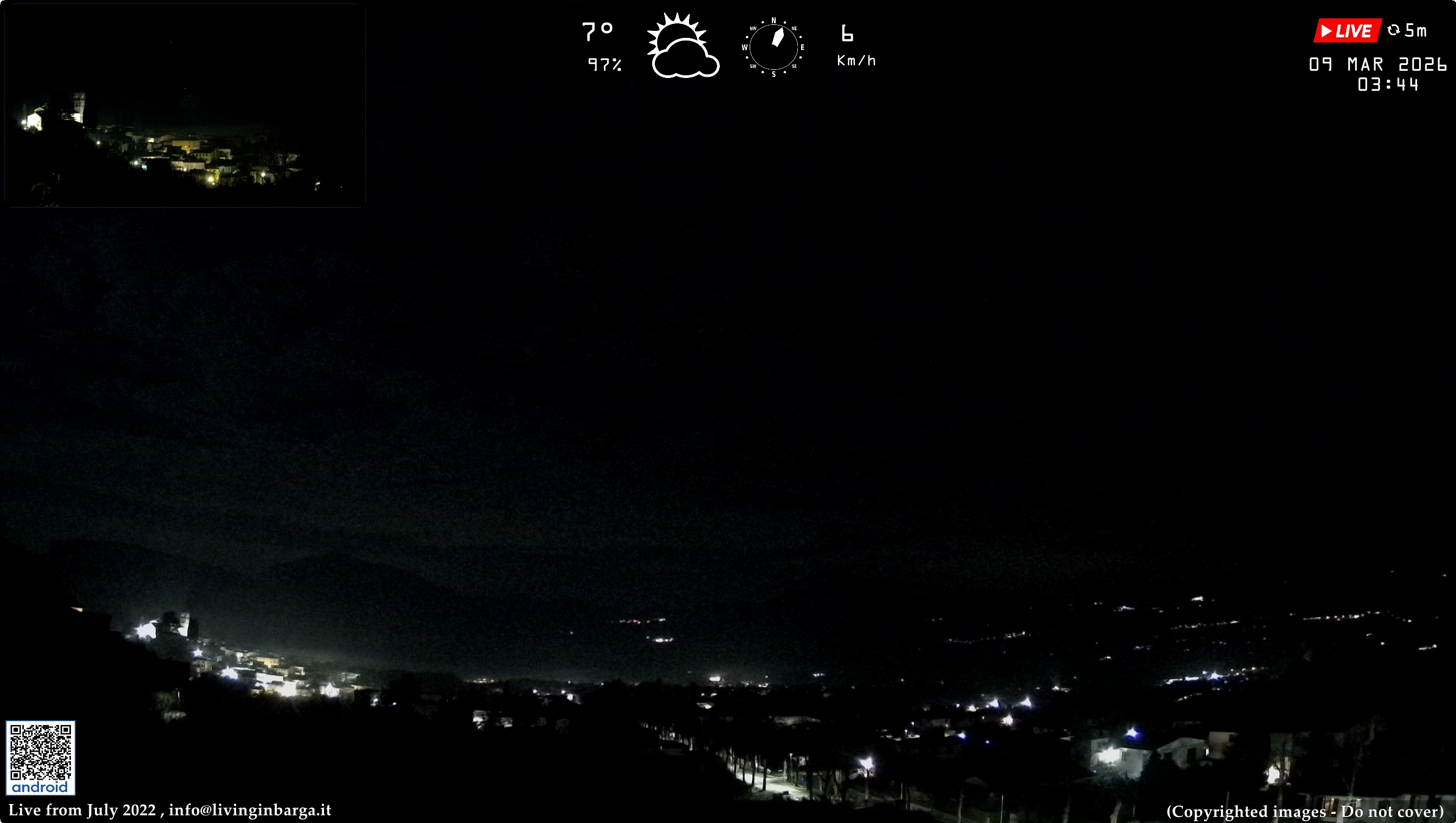 immagine della webcam nei dintorni di Massarosa: webcam Barga