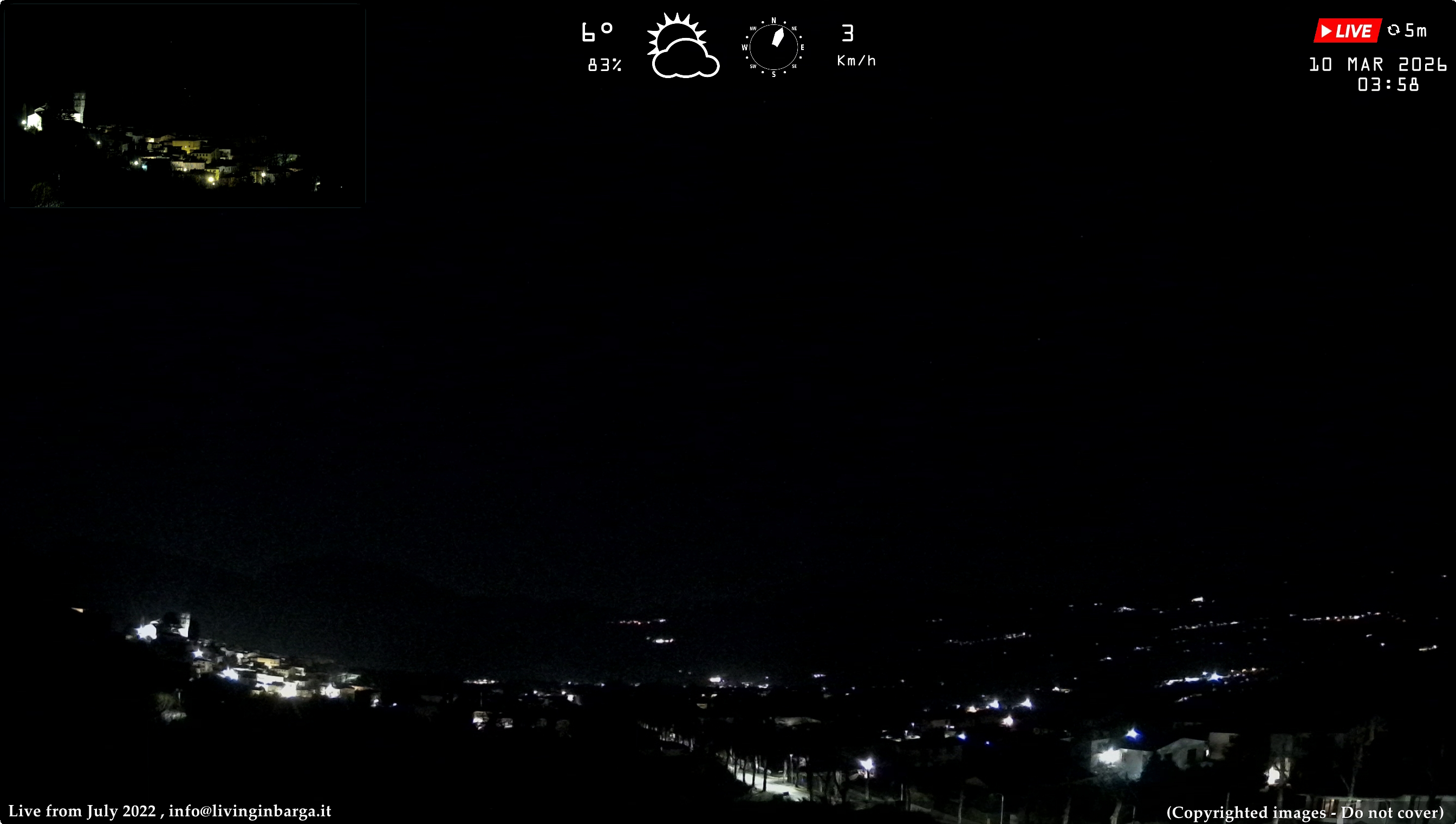 immagine della webcam nei dintorni di Capanne di Sillano: webcam Barga