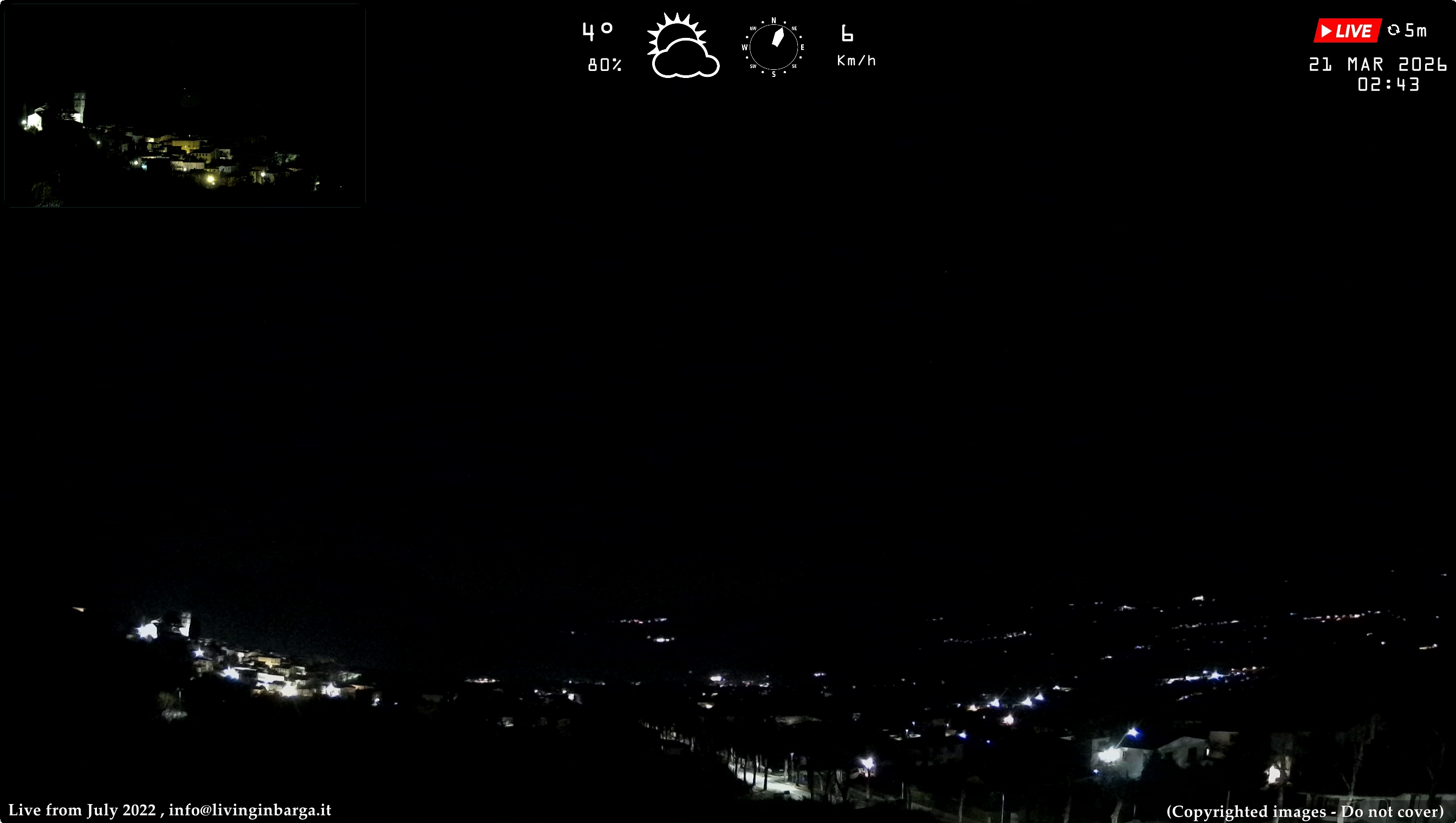 immagine della webcam nei dintorni di Lucca: webcam Barga