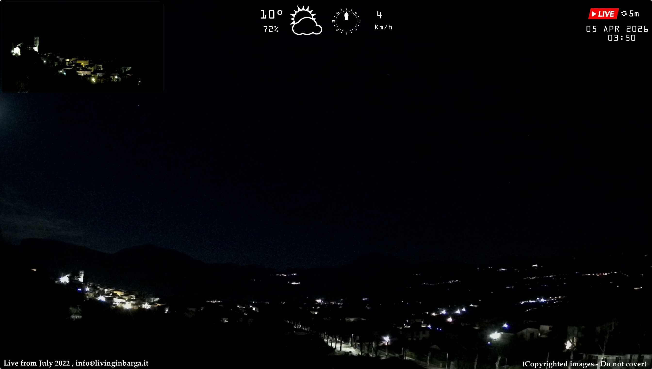 immagine della webcam nei dintorni di Sant'Annapelago: webcam Barga