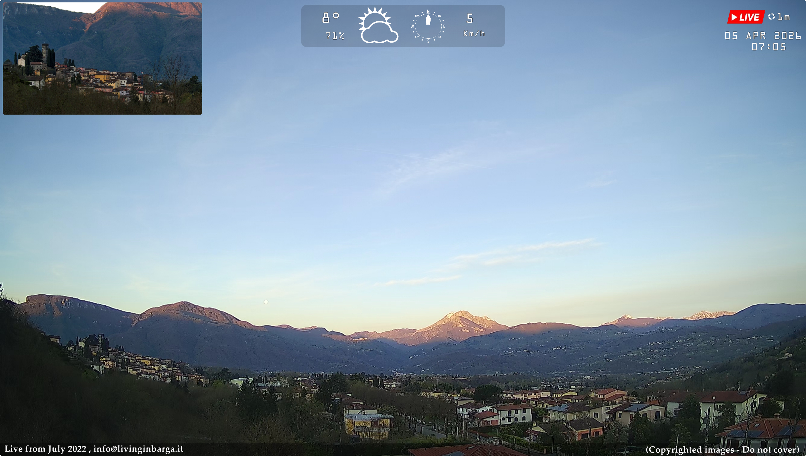 immagine della webcam nei dintorni di Sant'Annapelago: webcam Barga