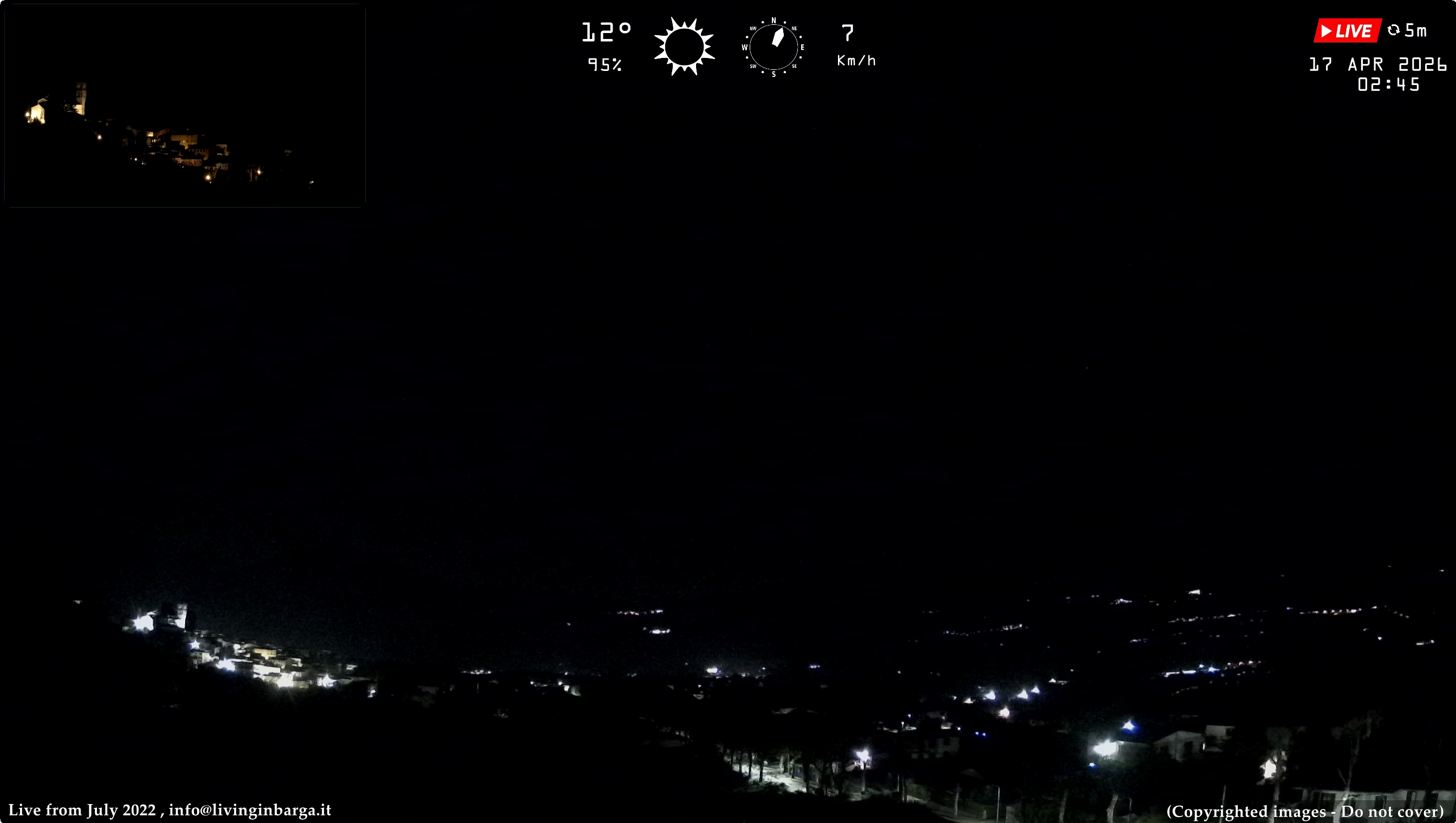 immagine della webcam nei dintorni di Buggiano: webcam Barga