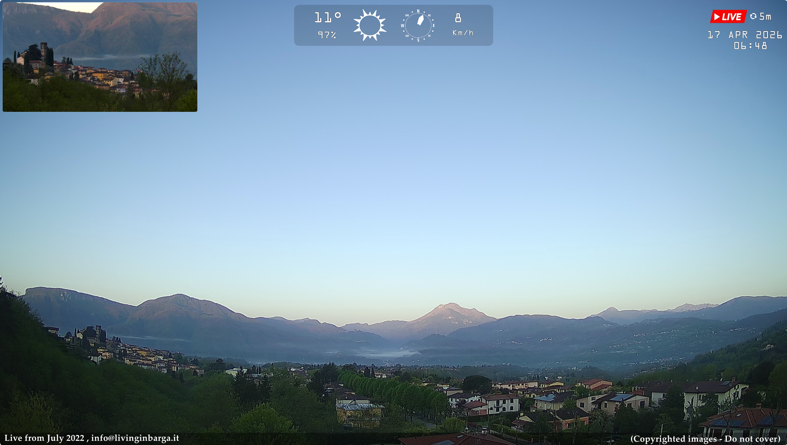 immagine della webcam nei dintorni di Coreglia Antelminelli: webcam Barga