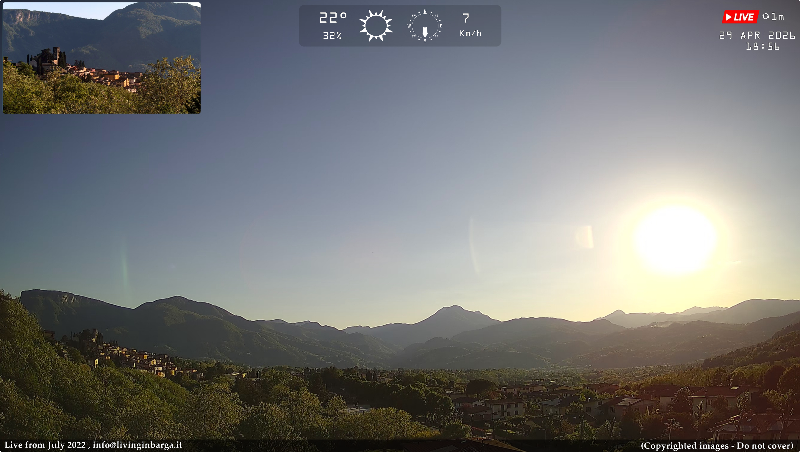 Preview delle webcam di Barga