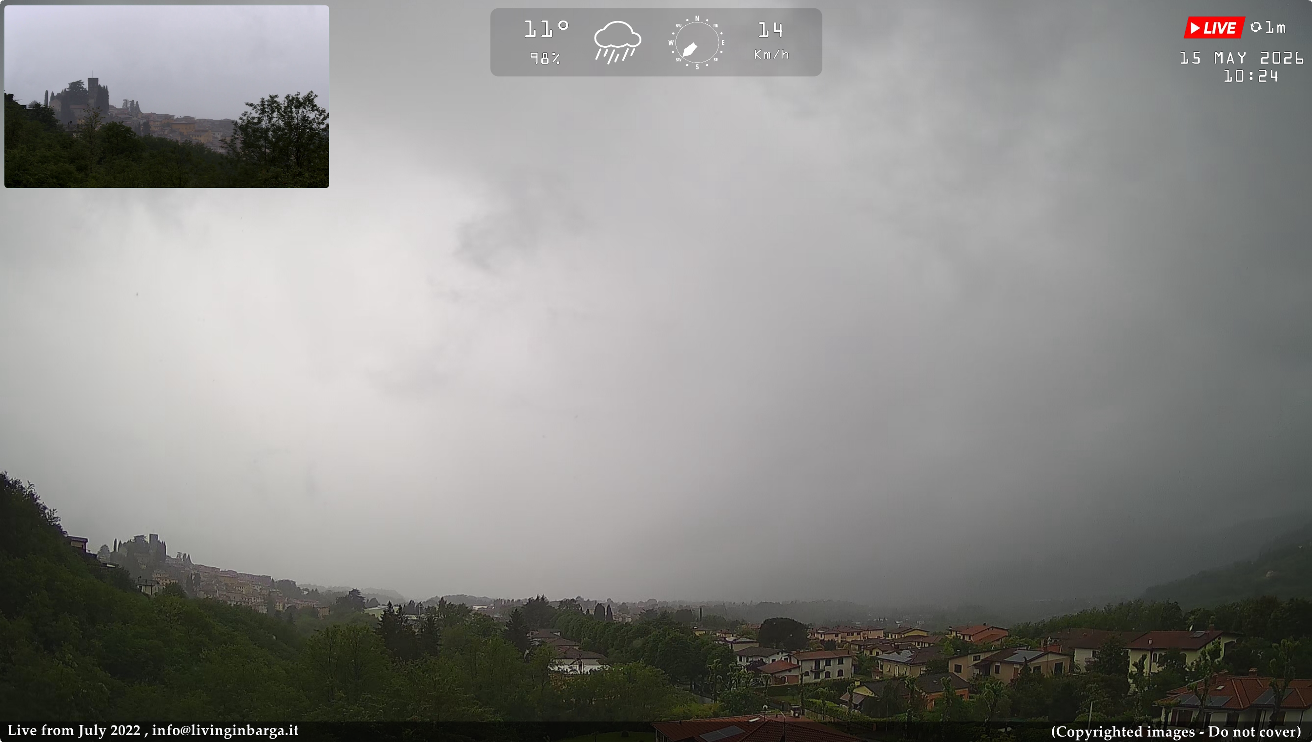 immagine della webcam nei dintorni di Massarosa: webcam Barga