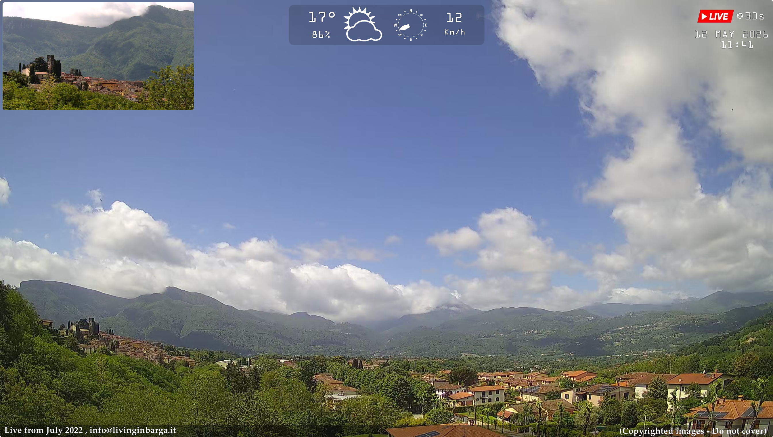 immagine della webcam nei dintorni di Piandelagotti: webcam Barga