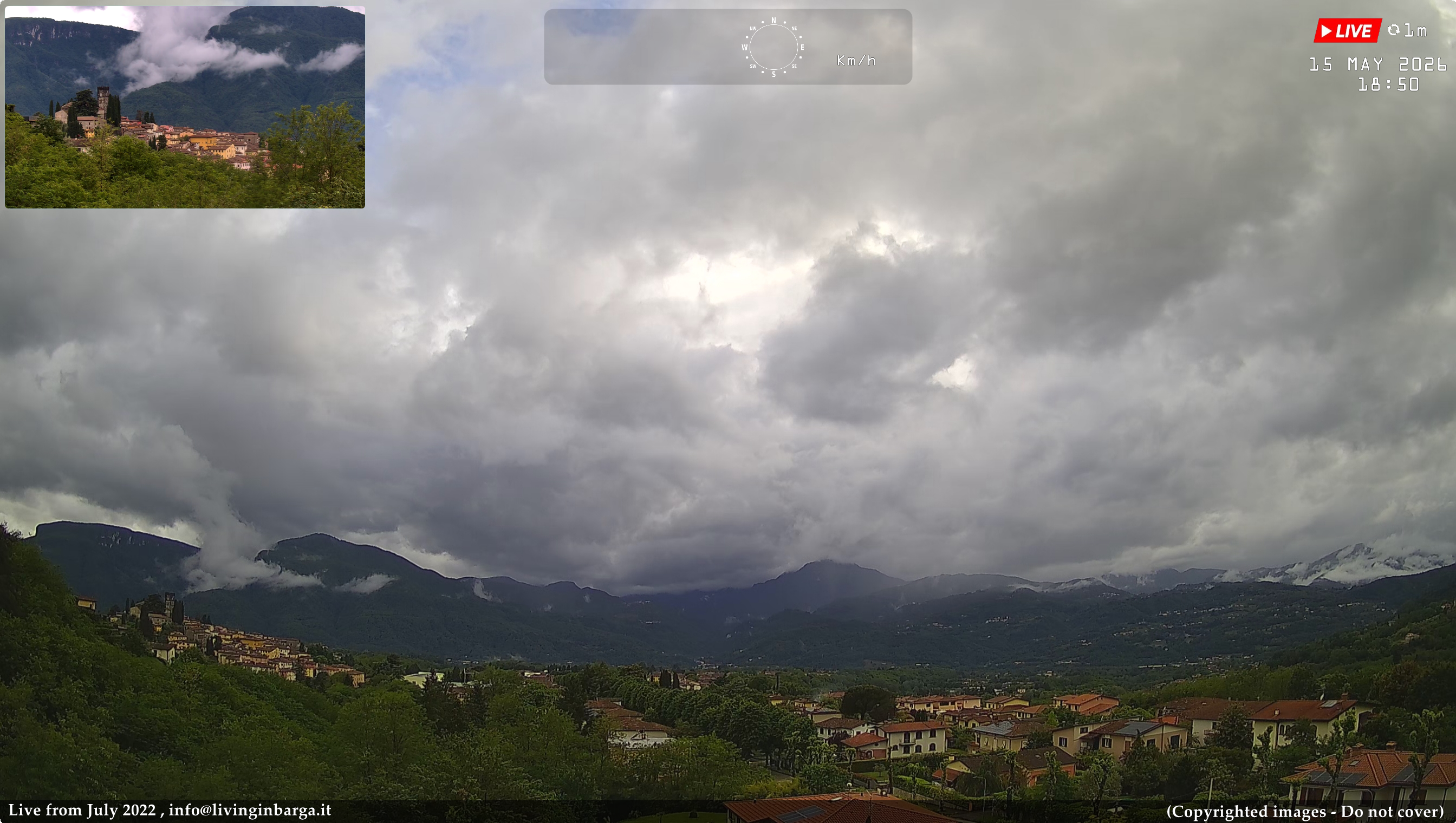 immagine della webcam nei dintorni di Borgo a Mozzano: webcam Barga