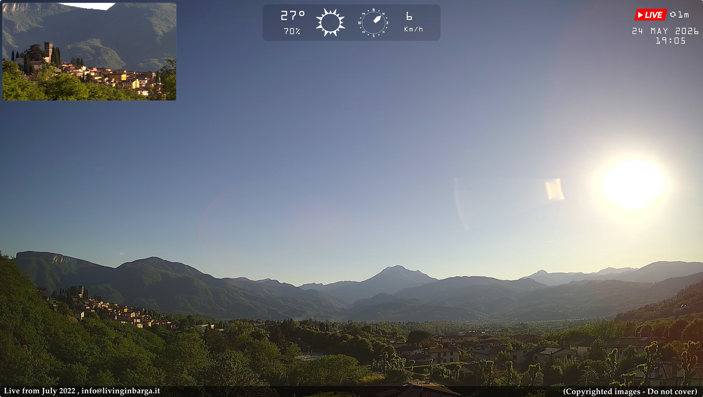 immagine della webcam nei dintorni di Sant'Annapelago: webcam Barga