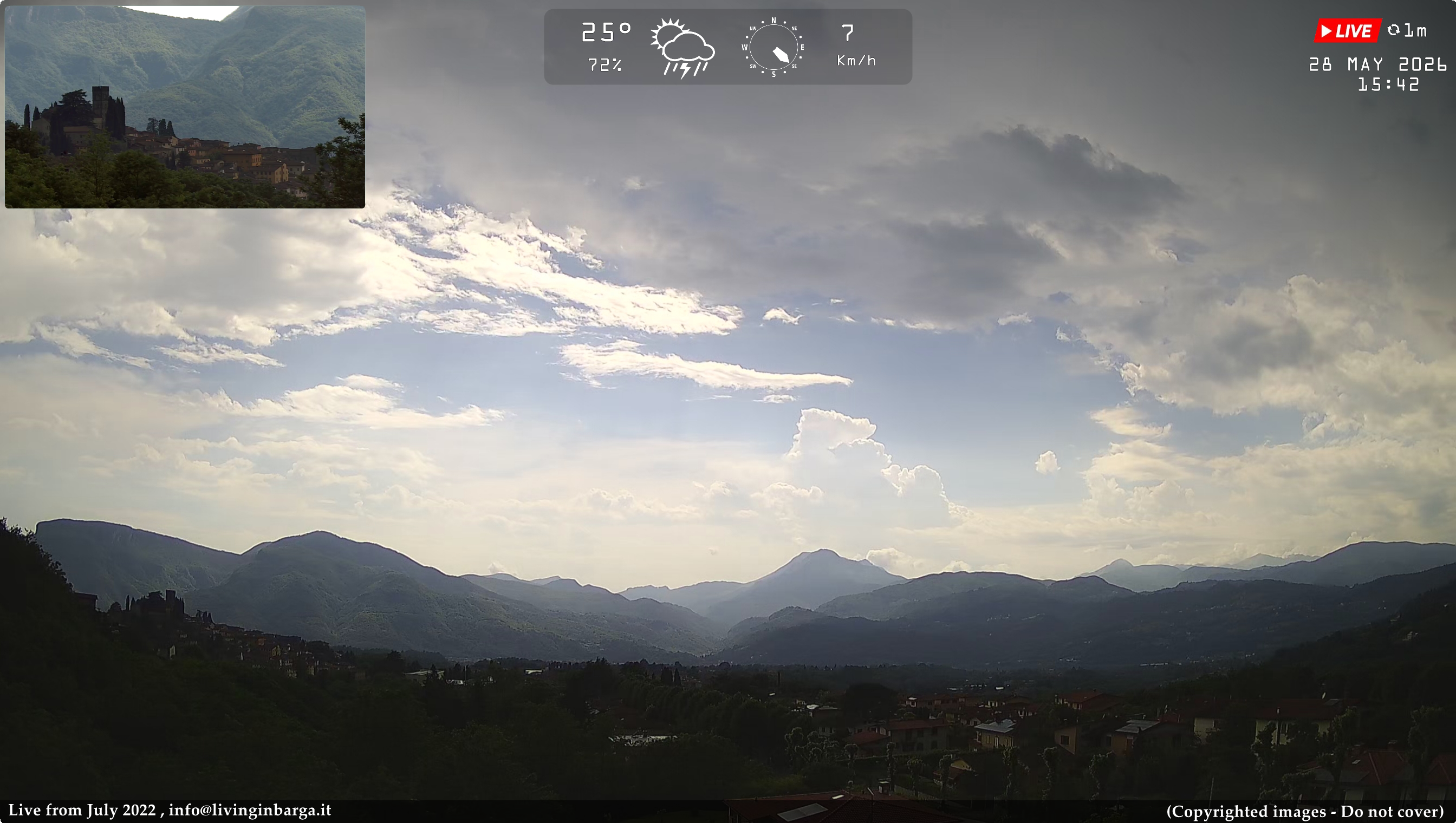 immagine della webcam nei dintorni di Coreglia Antelminelli: webcam Barga
