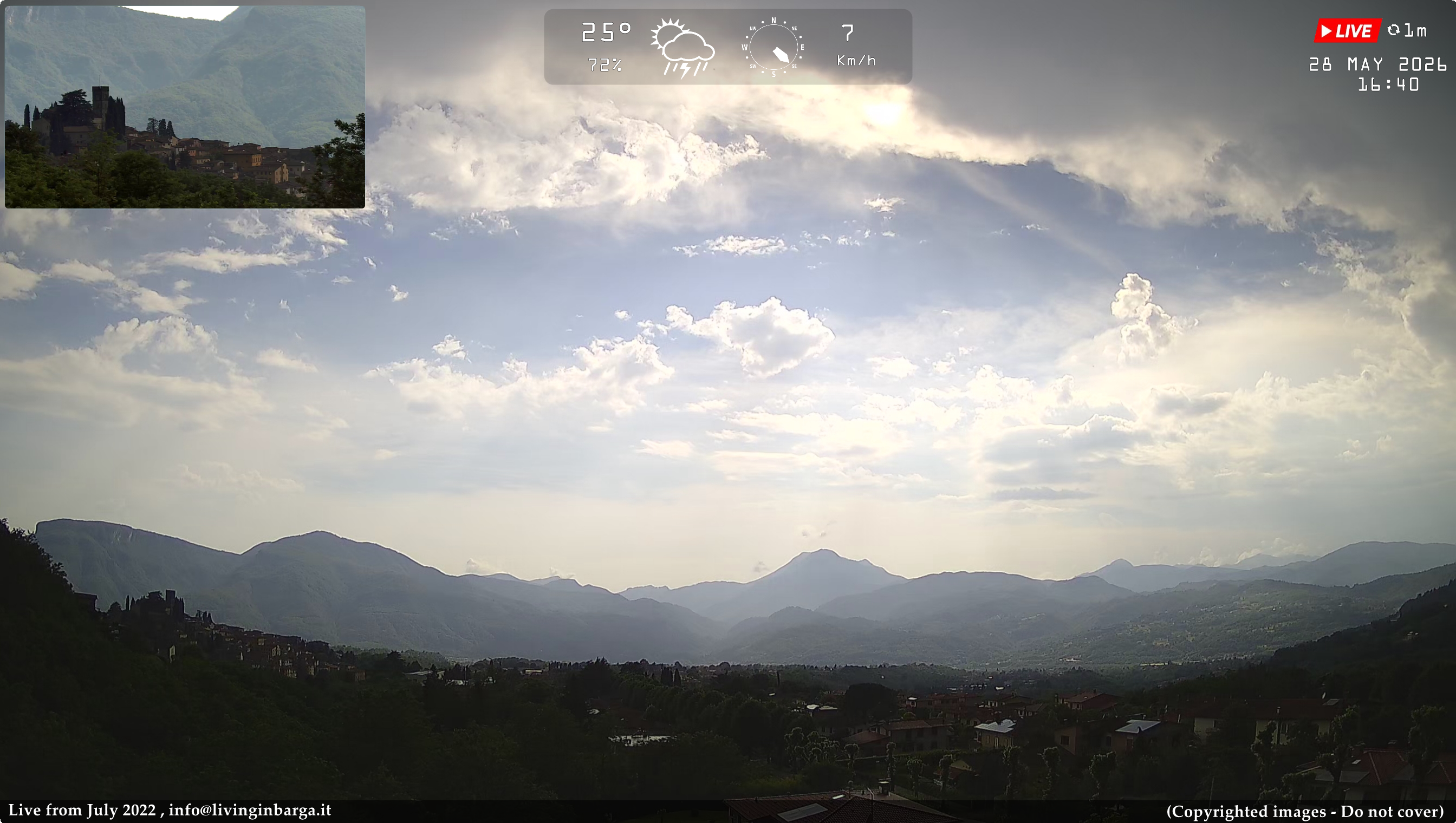 immagine della webcam nei dintorni di Borgo a Mozzano: webcam Barga