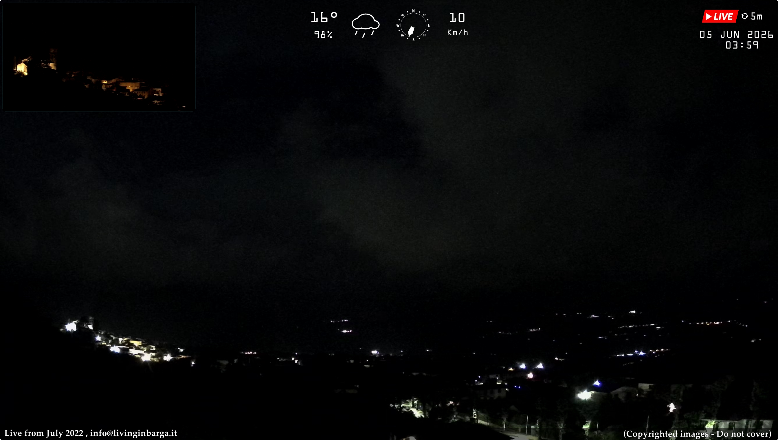 immagine della webcam nei dintorni di Massarosa: webcam Barga