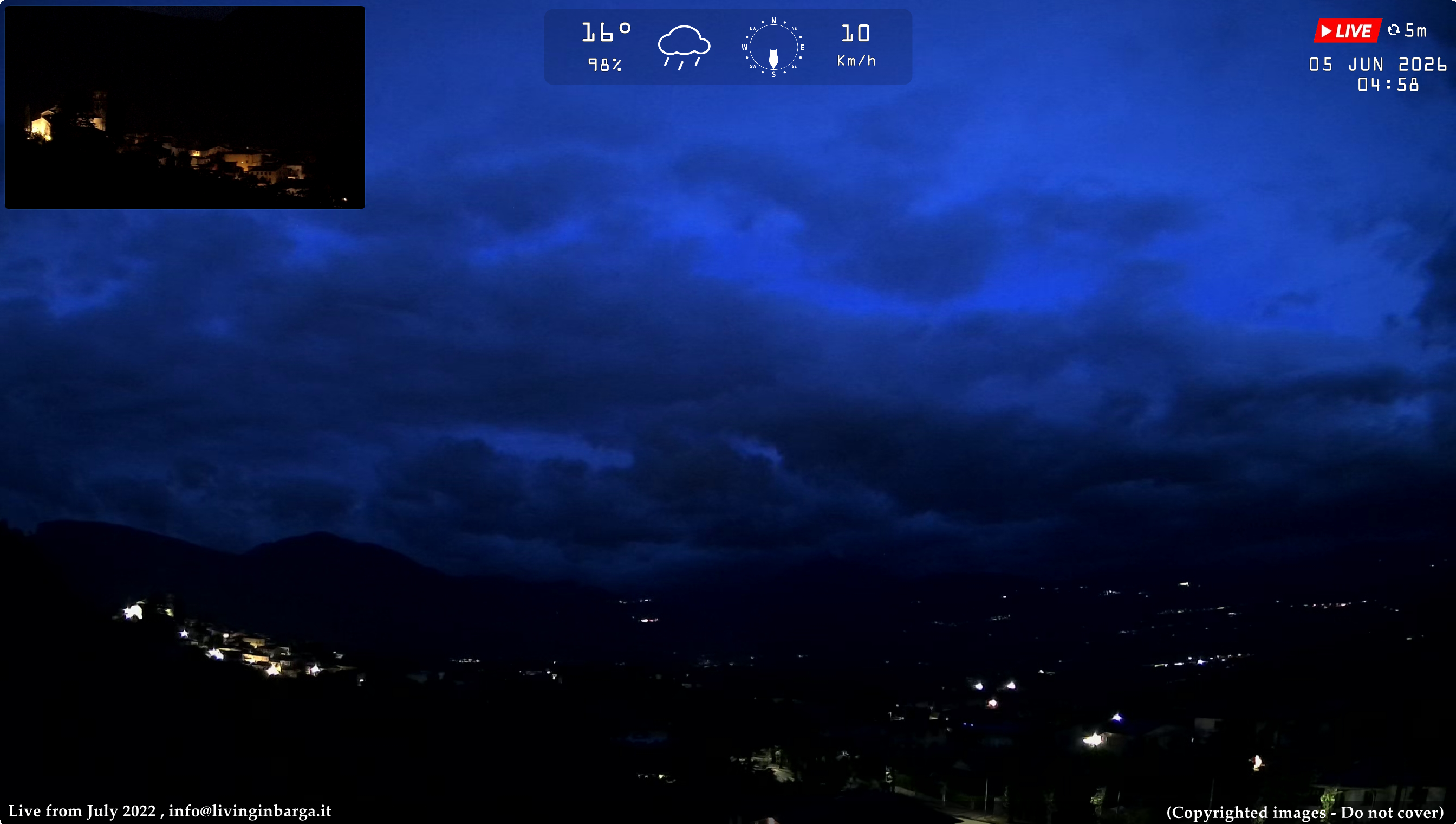 immagine della webcam nei dintorni di Bagni di Lucca: webcam Barga