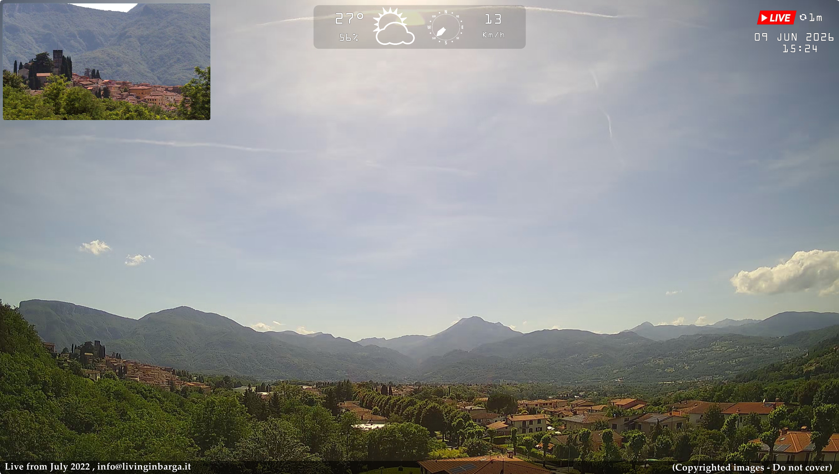 immagine della webcam nei dintorni di Abetone: webcam Barga