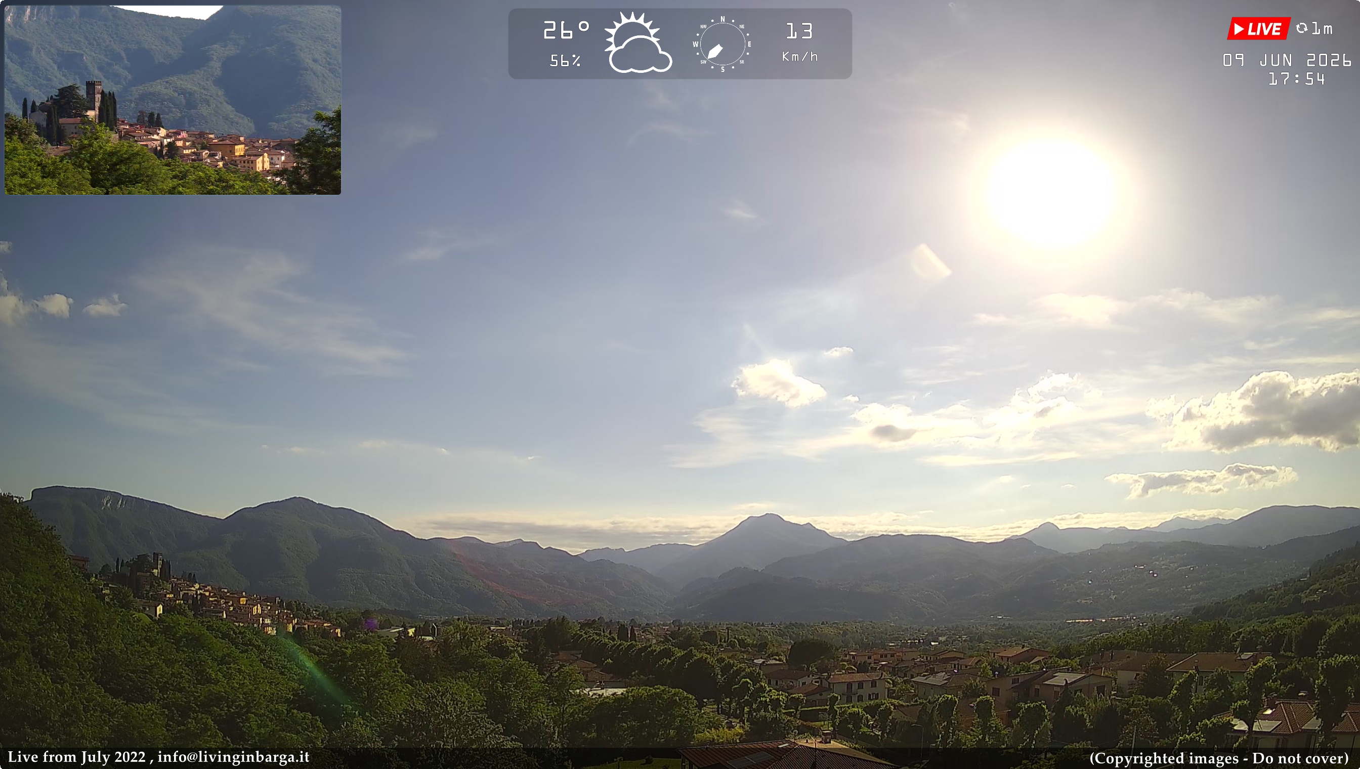 Preview delle webcam di Barga