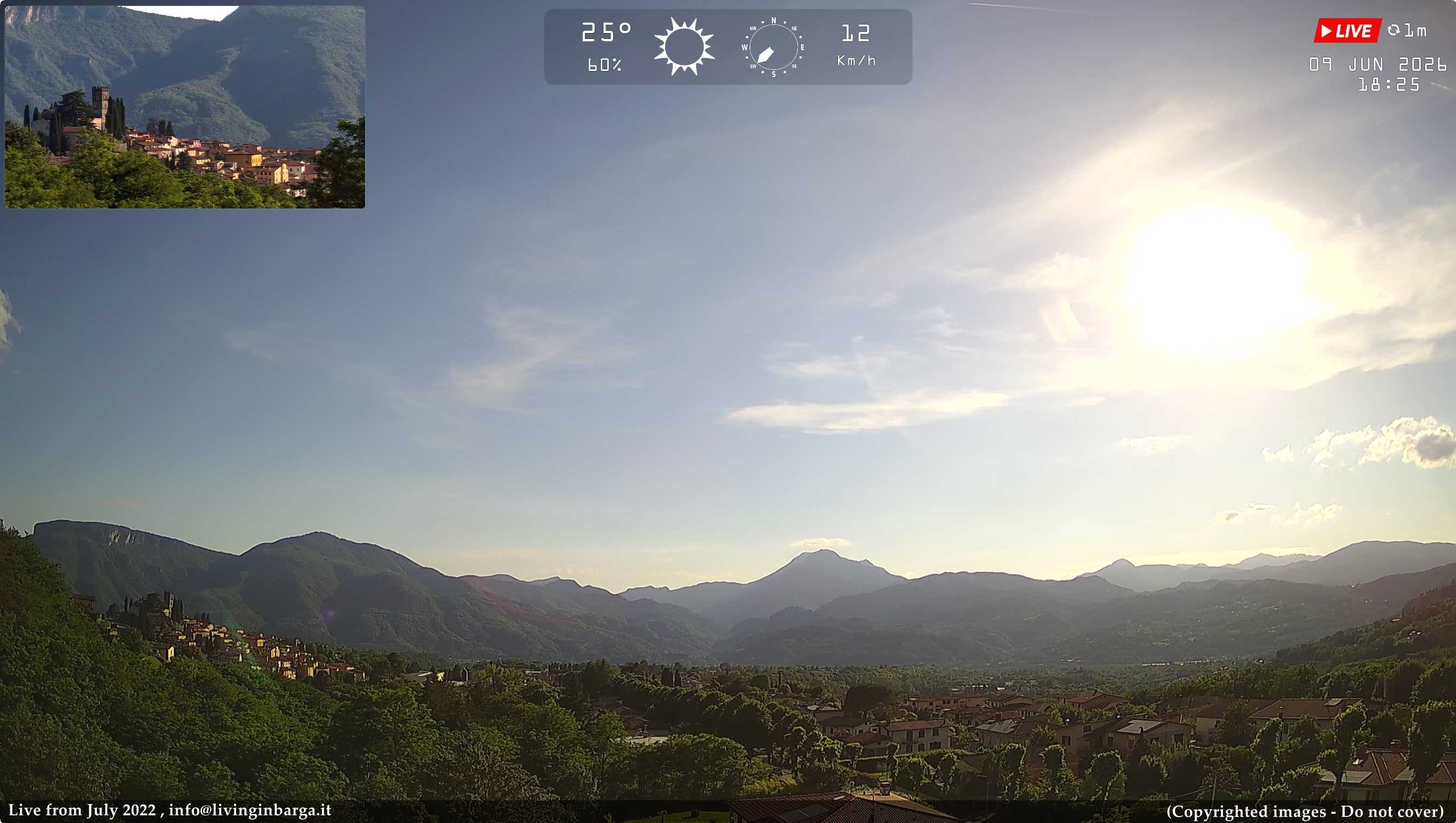 immagine della webcam nei dintorni di Buggiano: webcam Barga