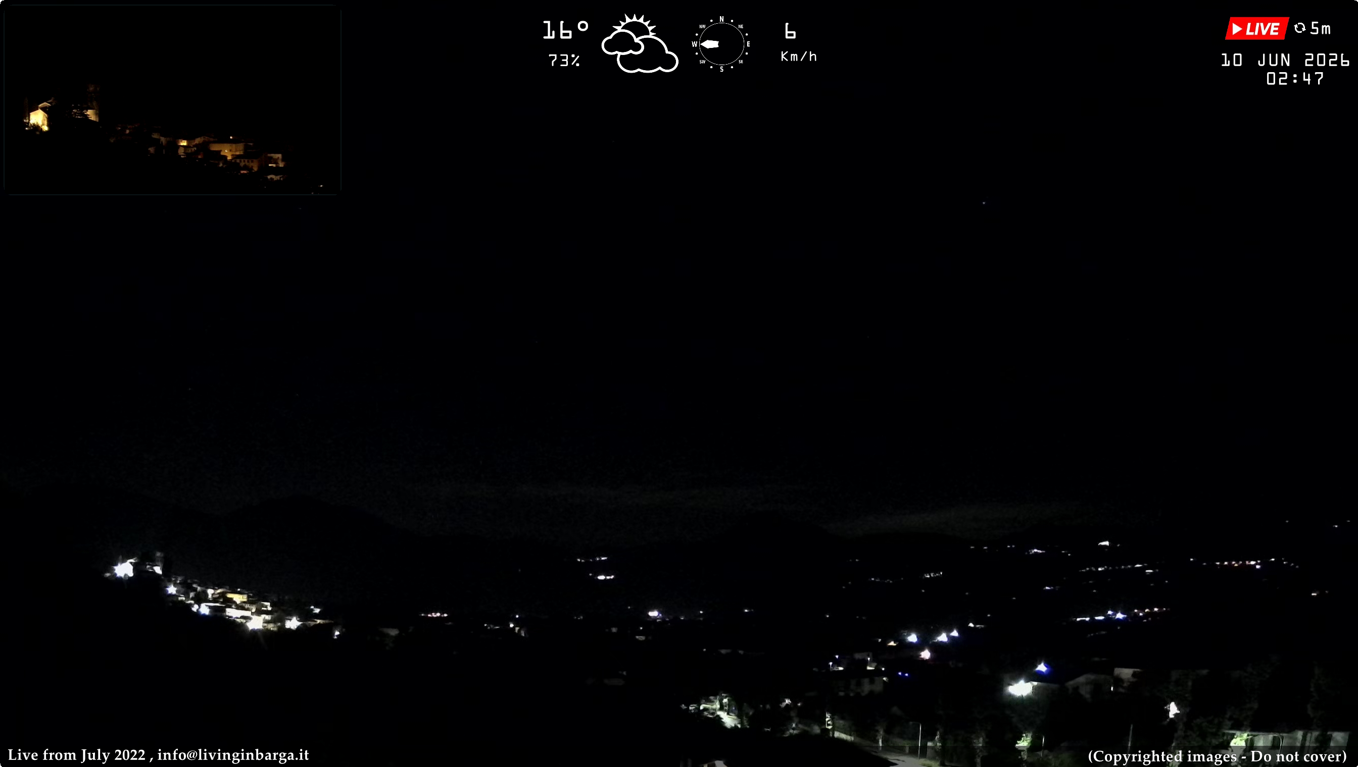 immagine della webcam nei dintorni di Pietrasanta: webcam Barga