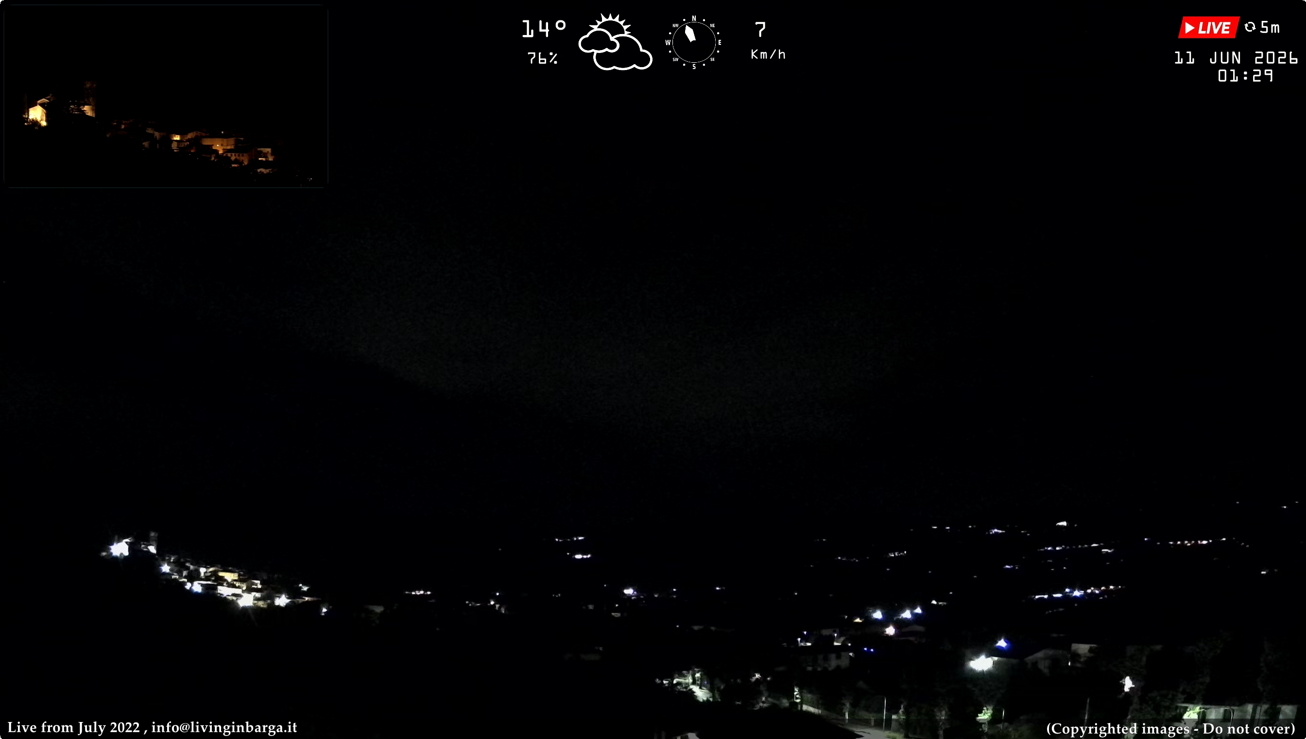 Preview delle webcam di Barga