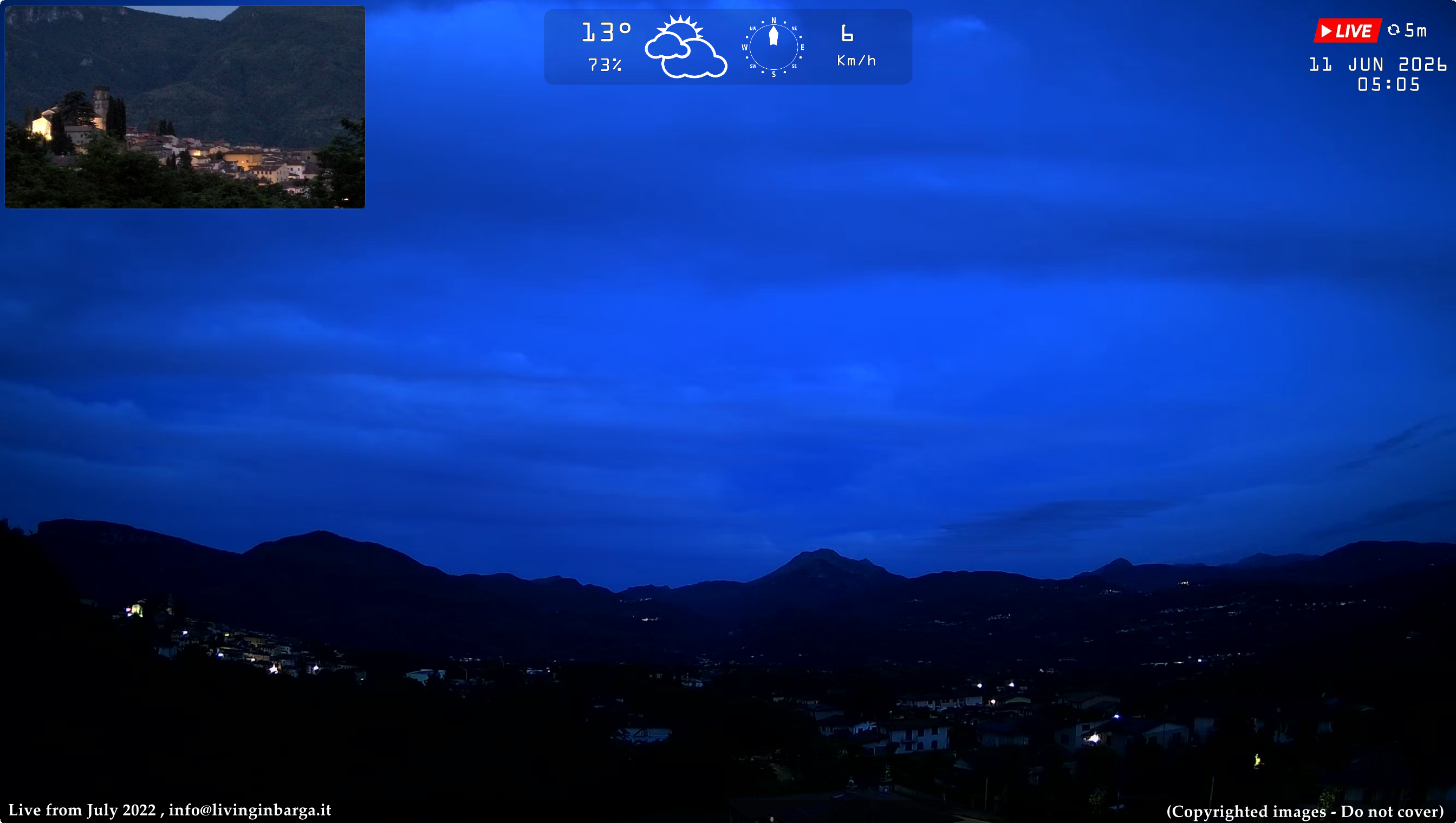 immagine della webcam nei dintorni di Lucca: webcam Barga