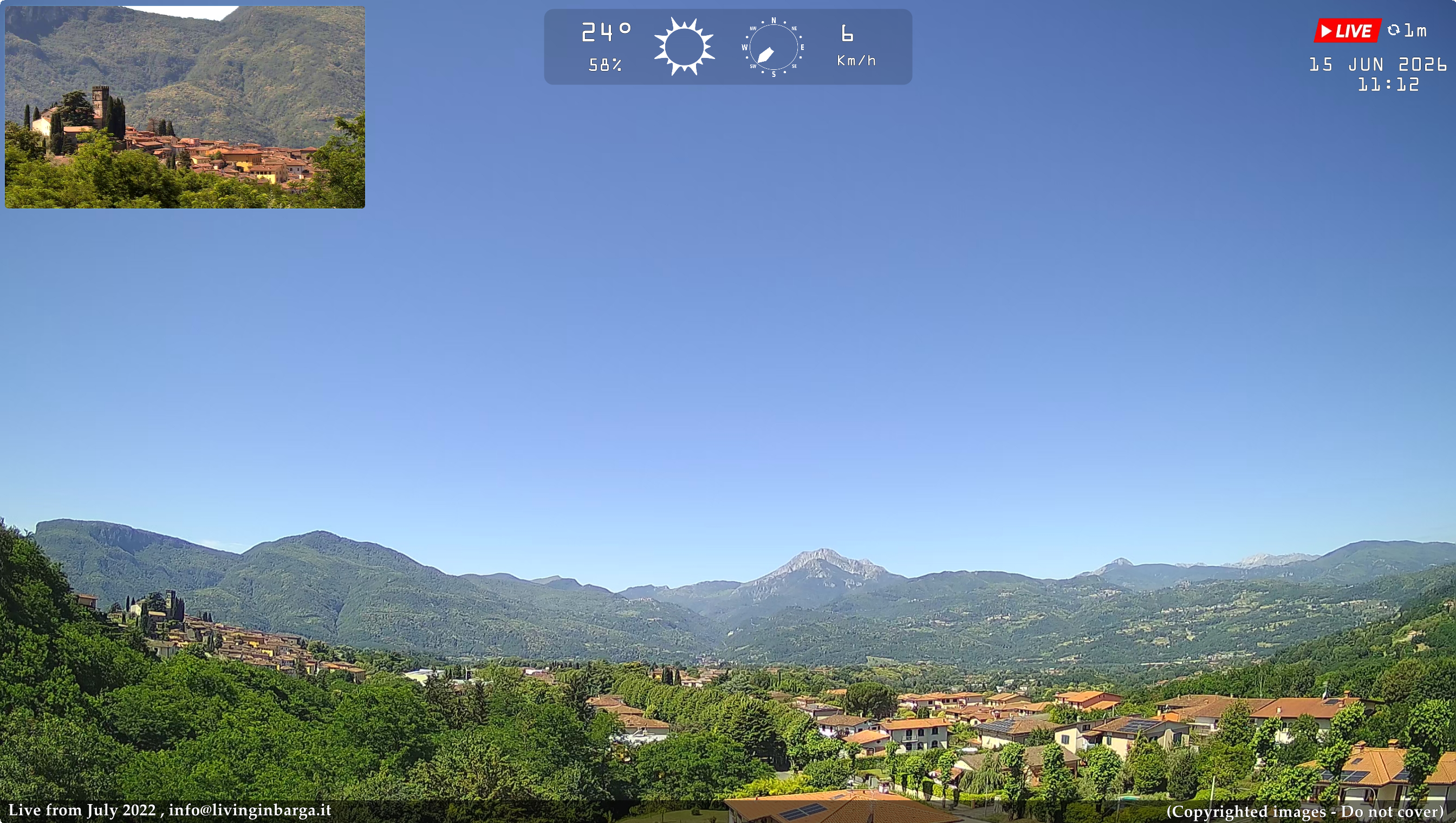 Preview delle webcam di Barga